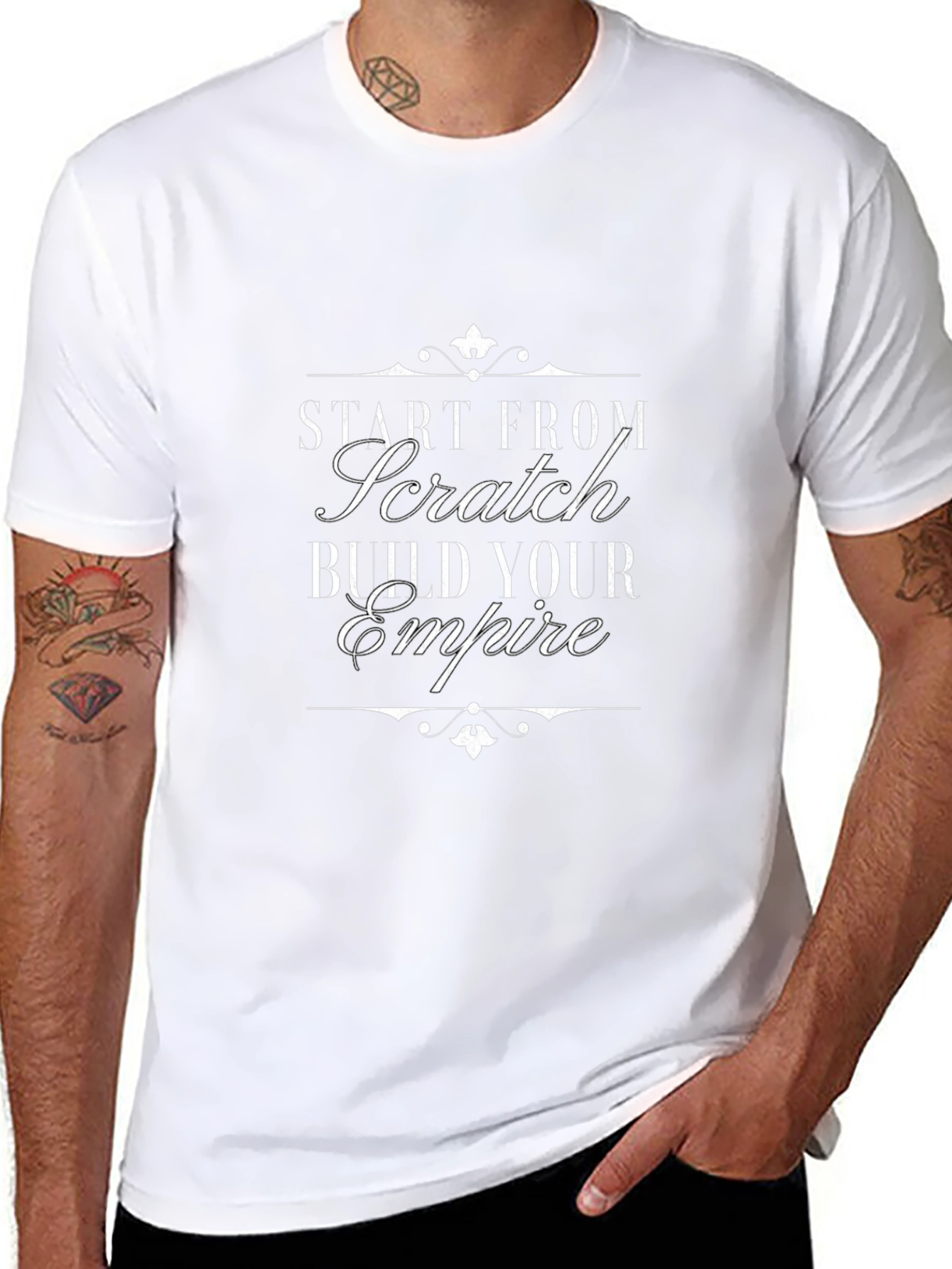 Start From Scratch Graphic T-Shirt