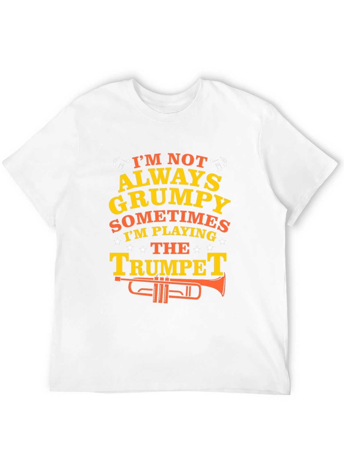 Grumpy Trumpet Player T-Shirt - Funny Musician Tee