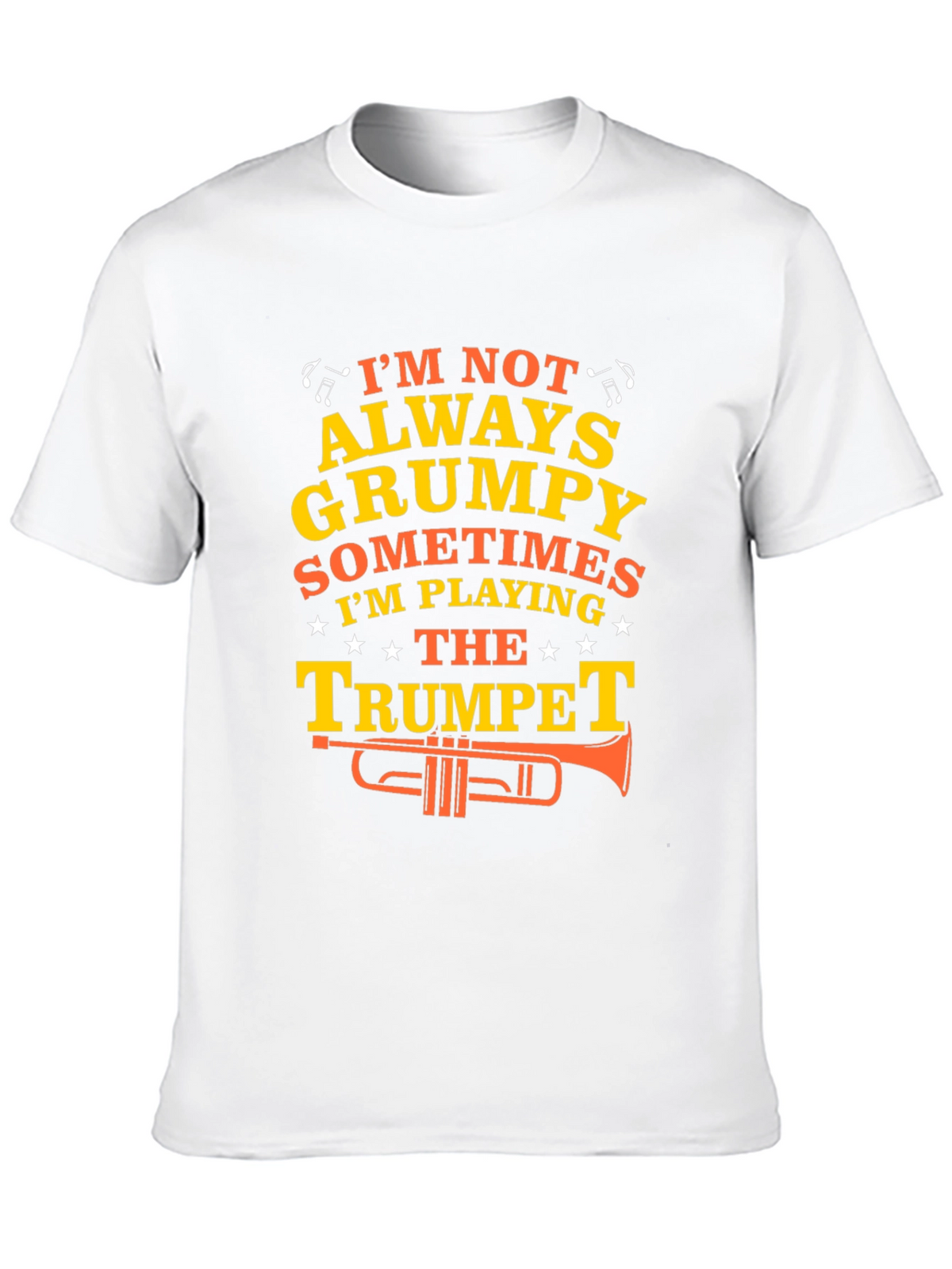 Grumpy Trumpet Player T-Shirt - Funny Musician Tee