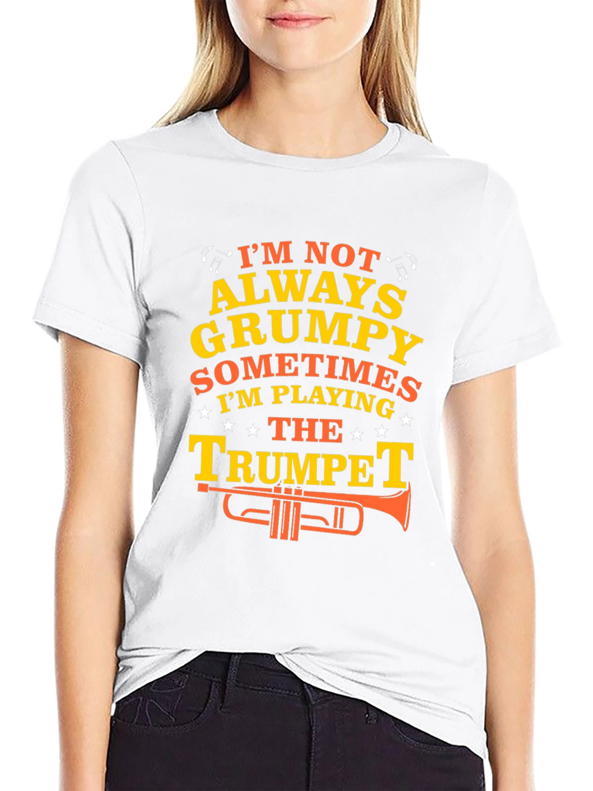 Grumpy Trumpet Player T-Shirt - Funny Musician Tee