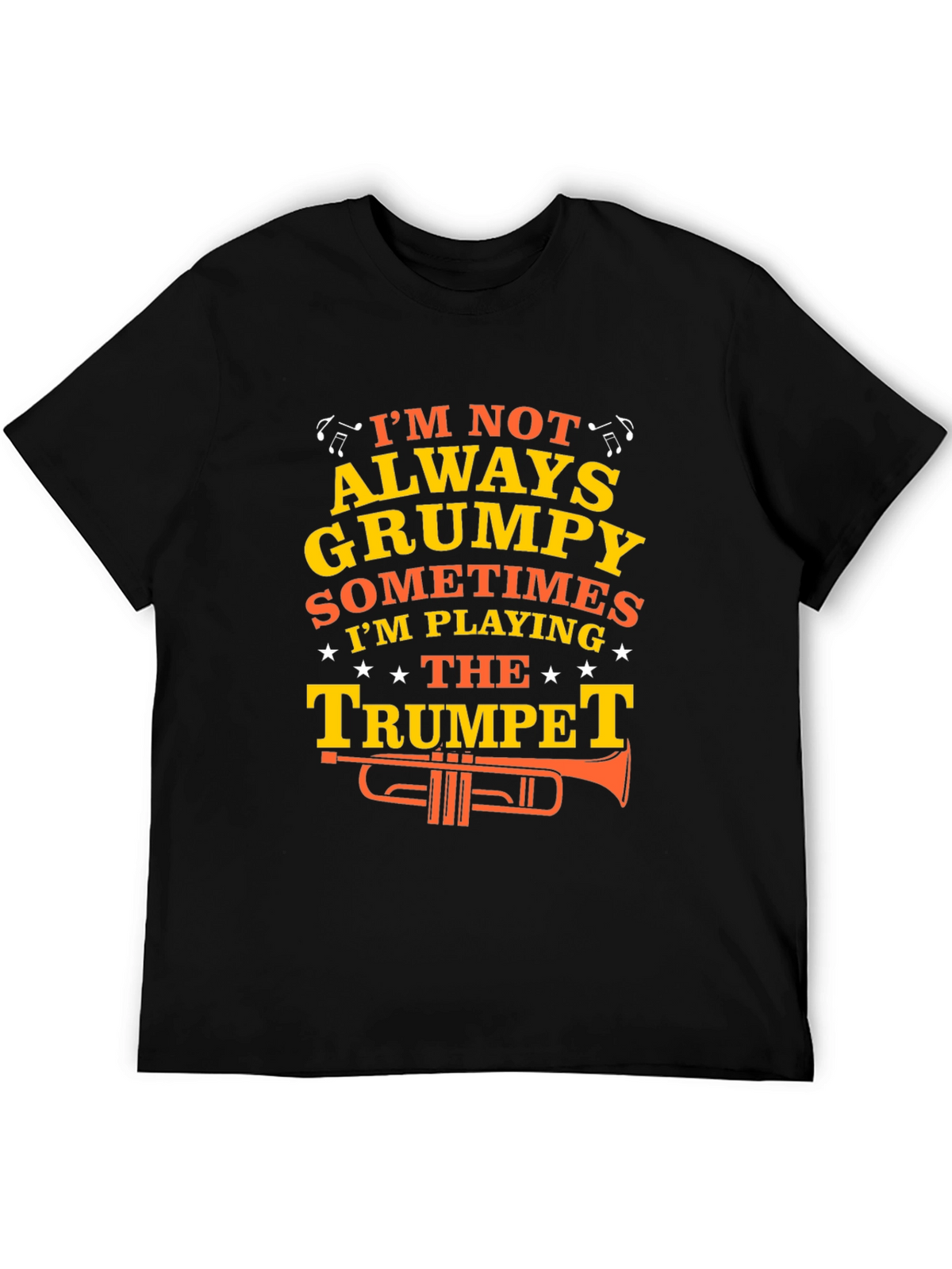Grumpy Trumpet Player T-Shirt - Funny Musician Tee