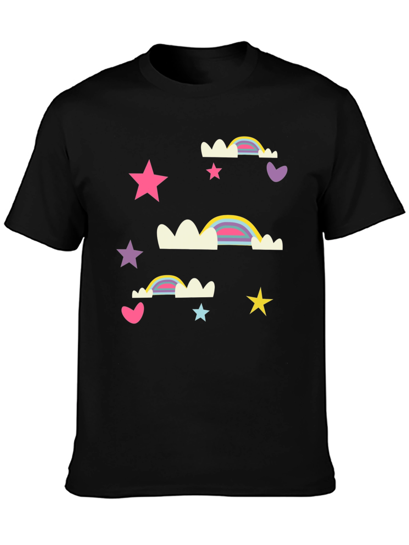 Rainbows Stars and Hearts T-Shirt