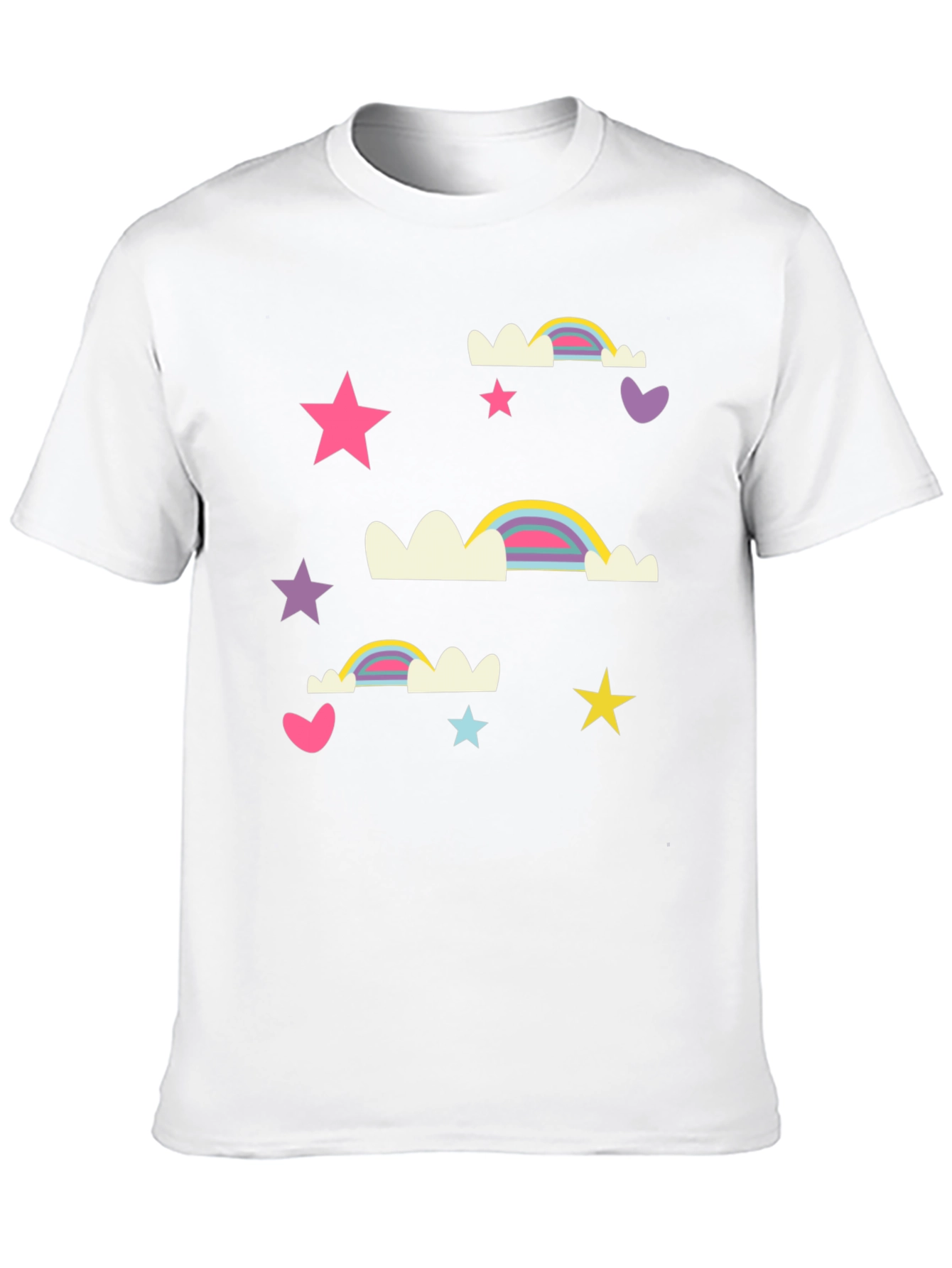 Rainbows Stars and Hearts T-Shirt