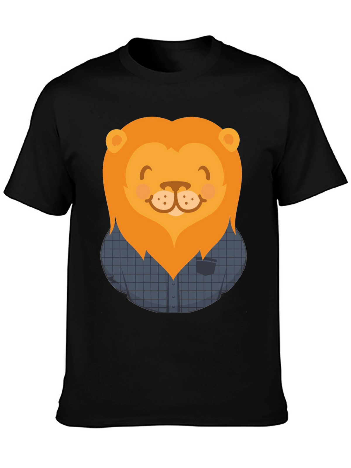 Lion Graphic T-Shirt - Mens Casual Tee
