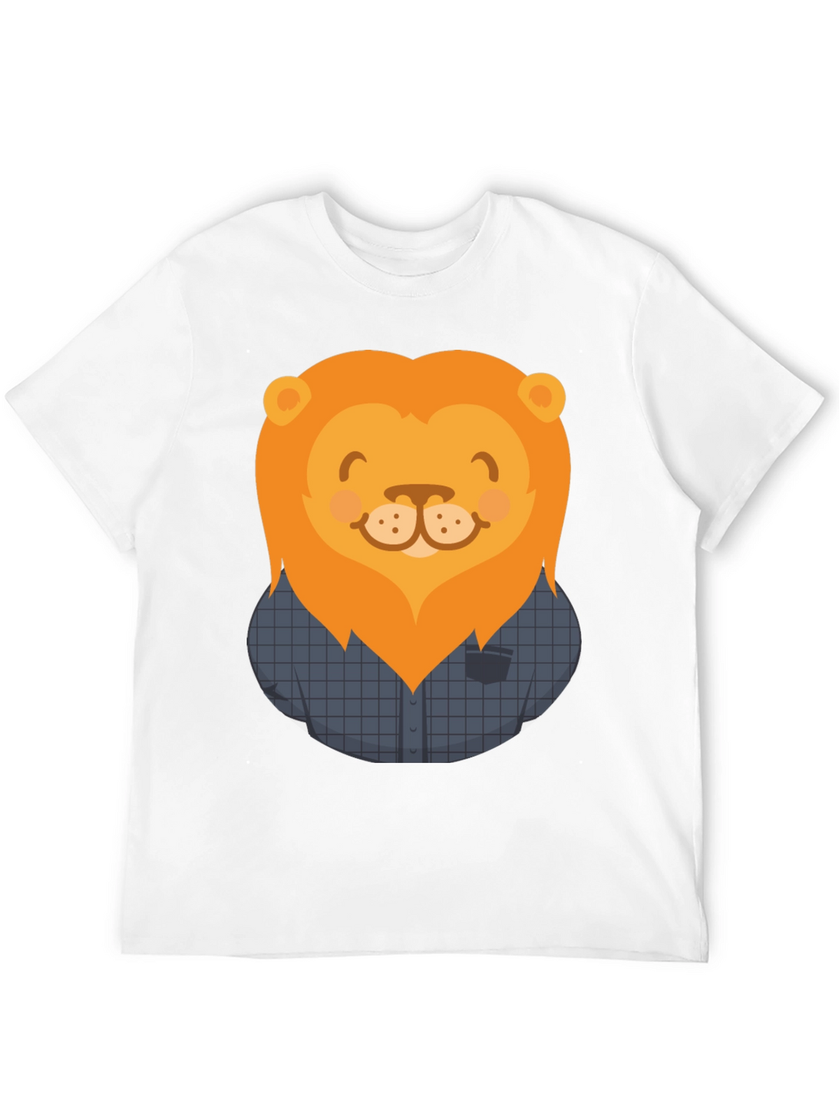 Lion Graphic T-Shirt - Mens Casual Tee