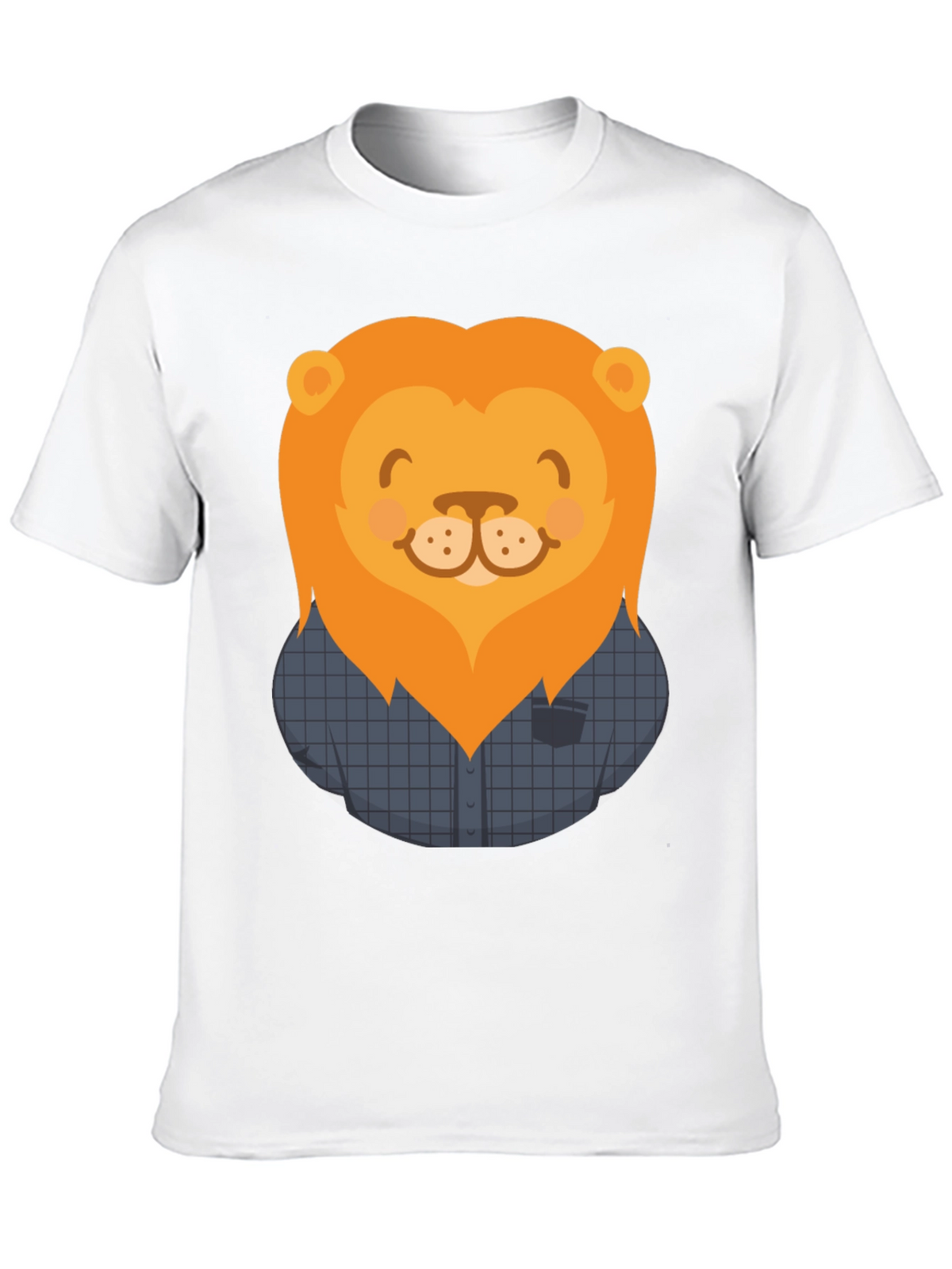 Lion Graphic T-Shirt - Mens Casual Tee