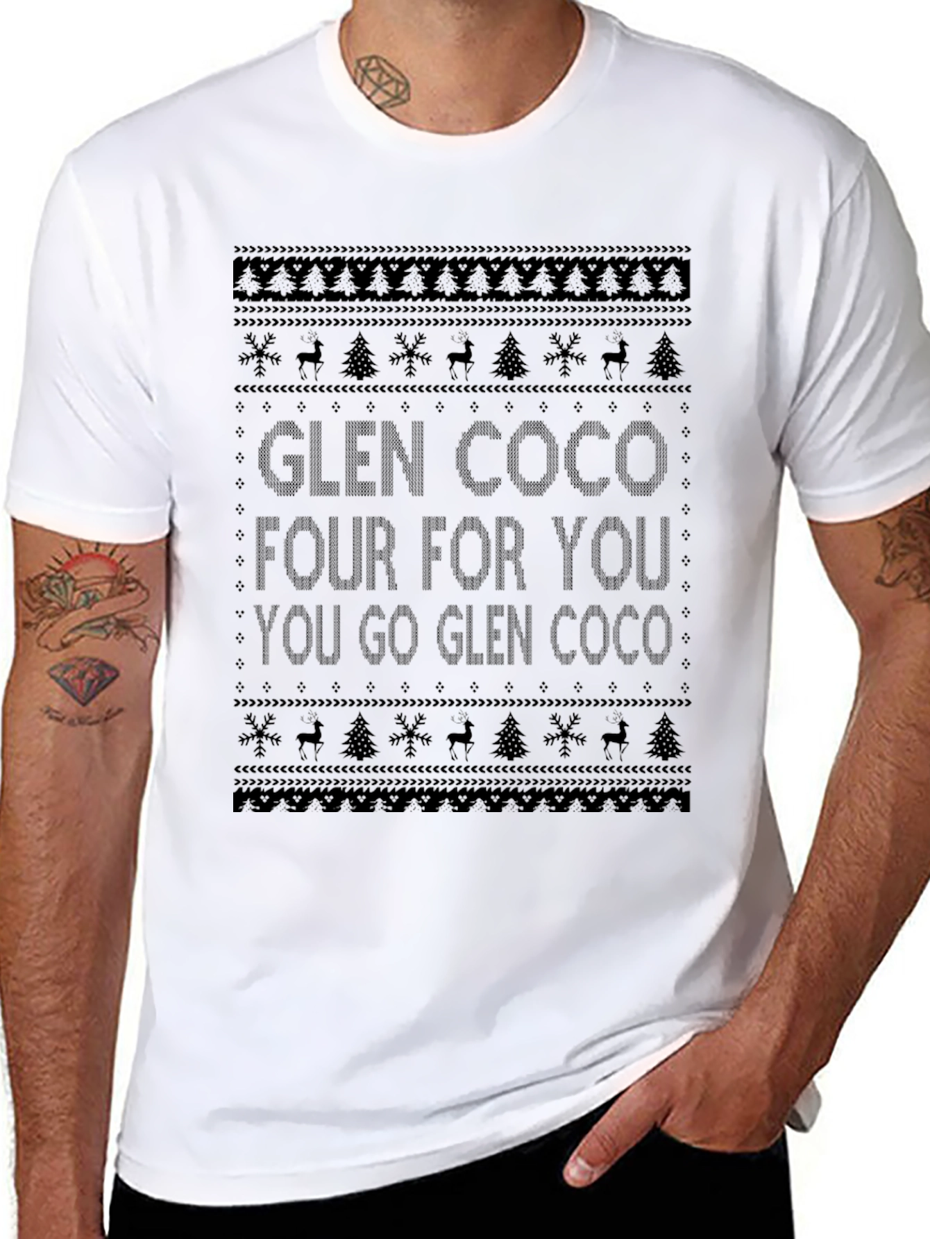 Glen Coco Ugly Christmas Sweater T-Shirt