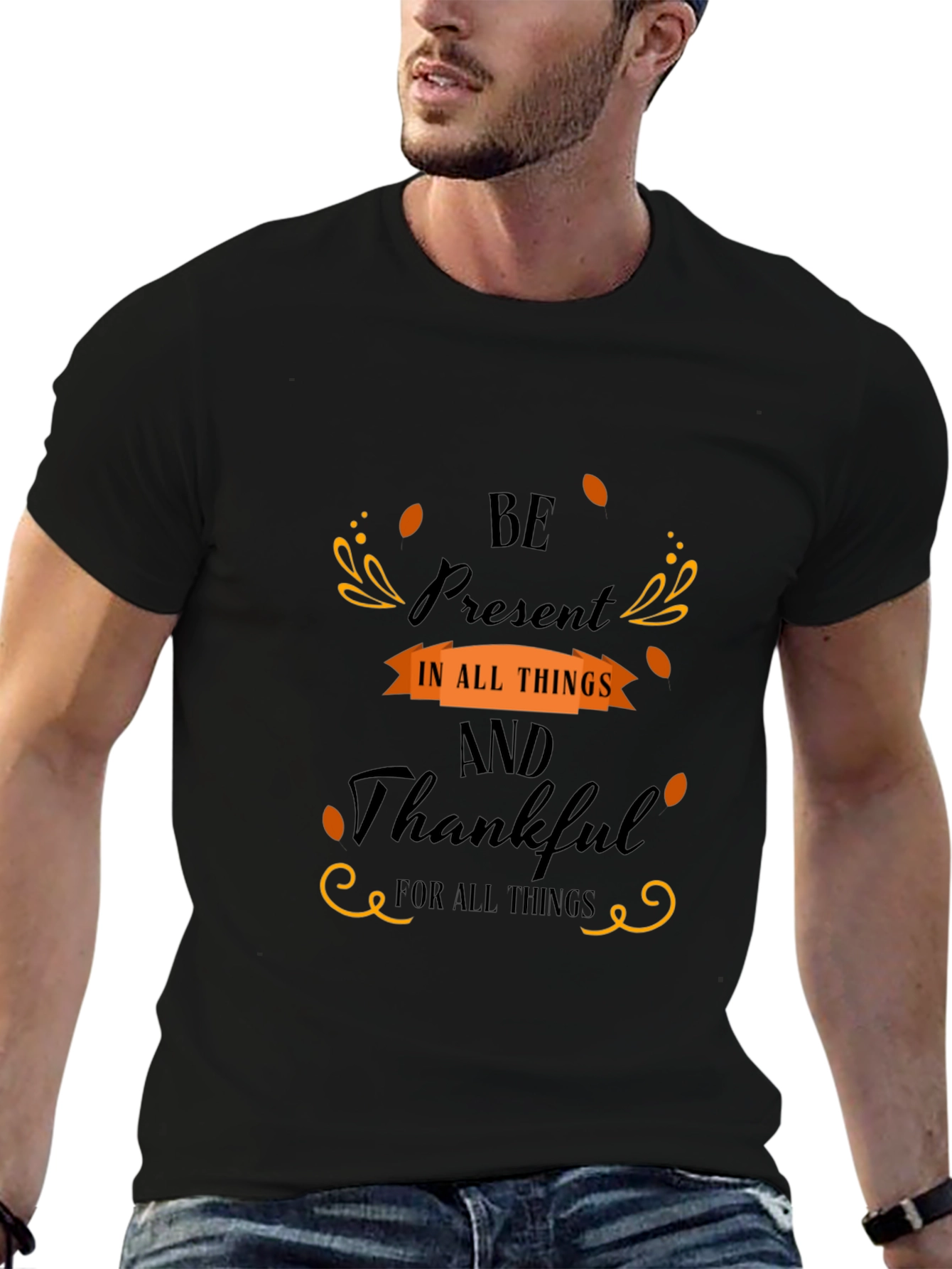 Be Present and Thankful Graphic Tee