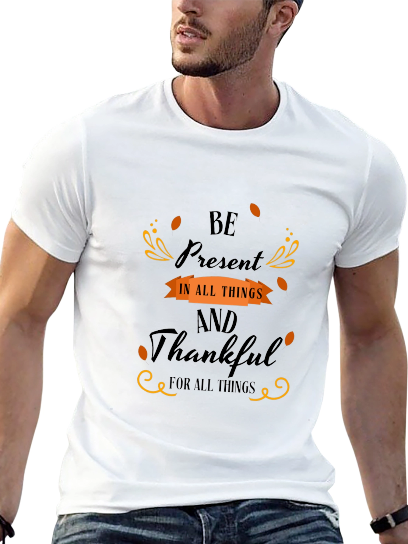 Be Present and Thankful Graphic Tee