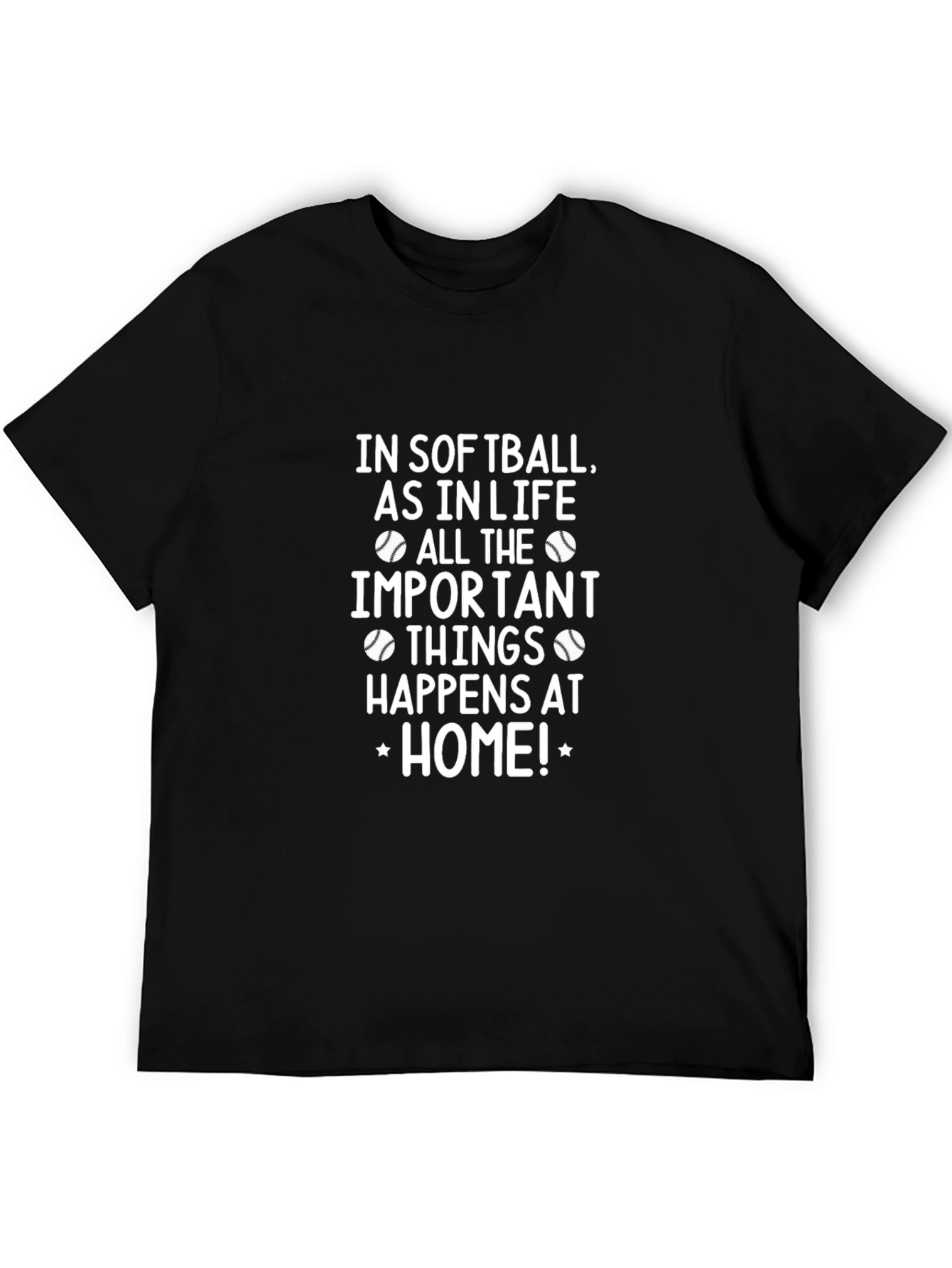 Softball Life Graphic Tee