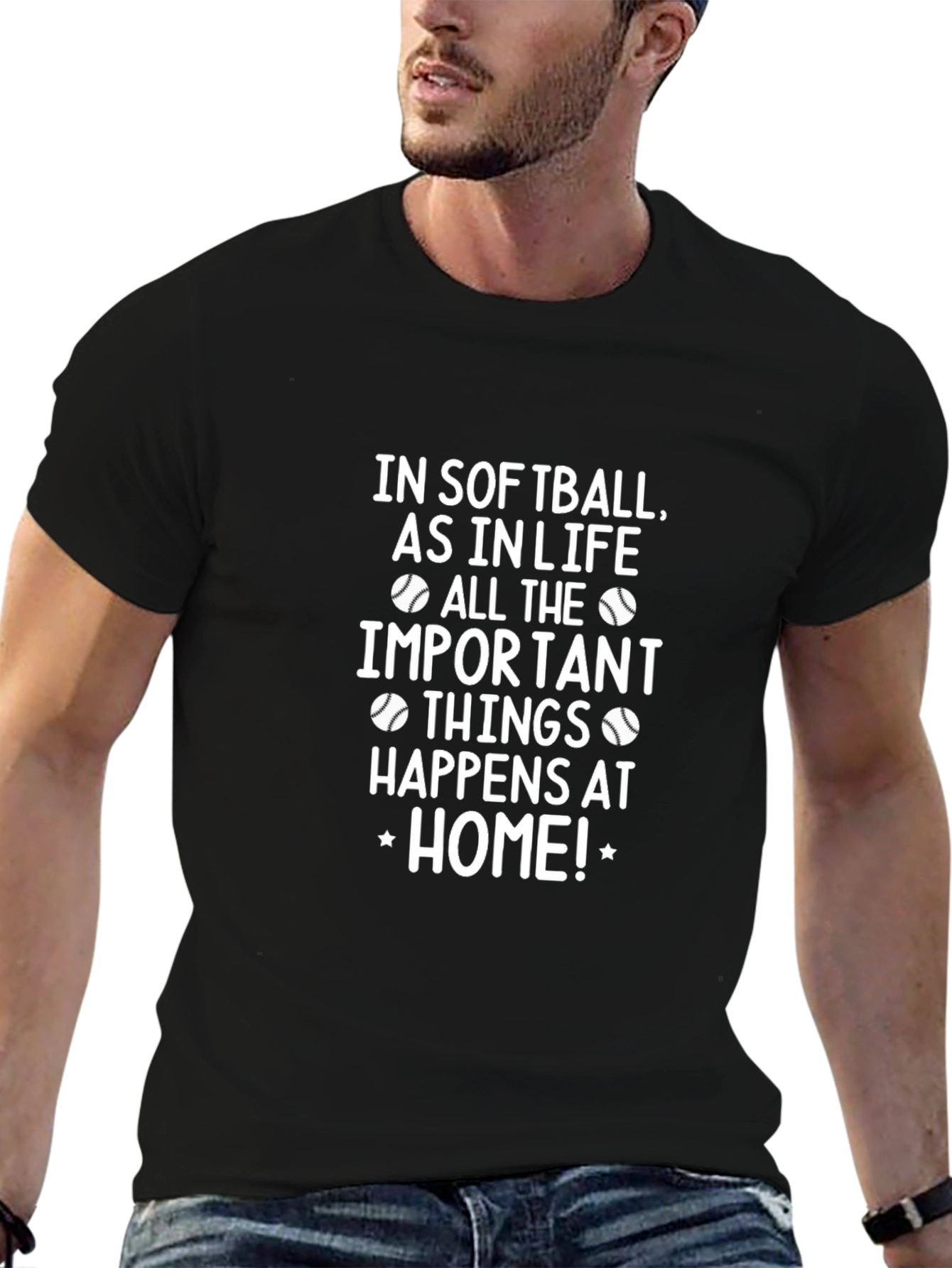 Softball Life Graphic Tee