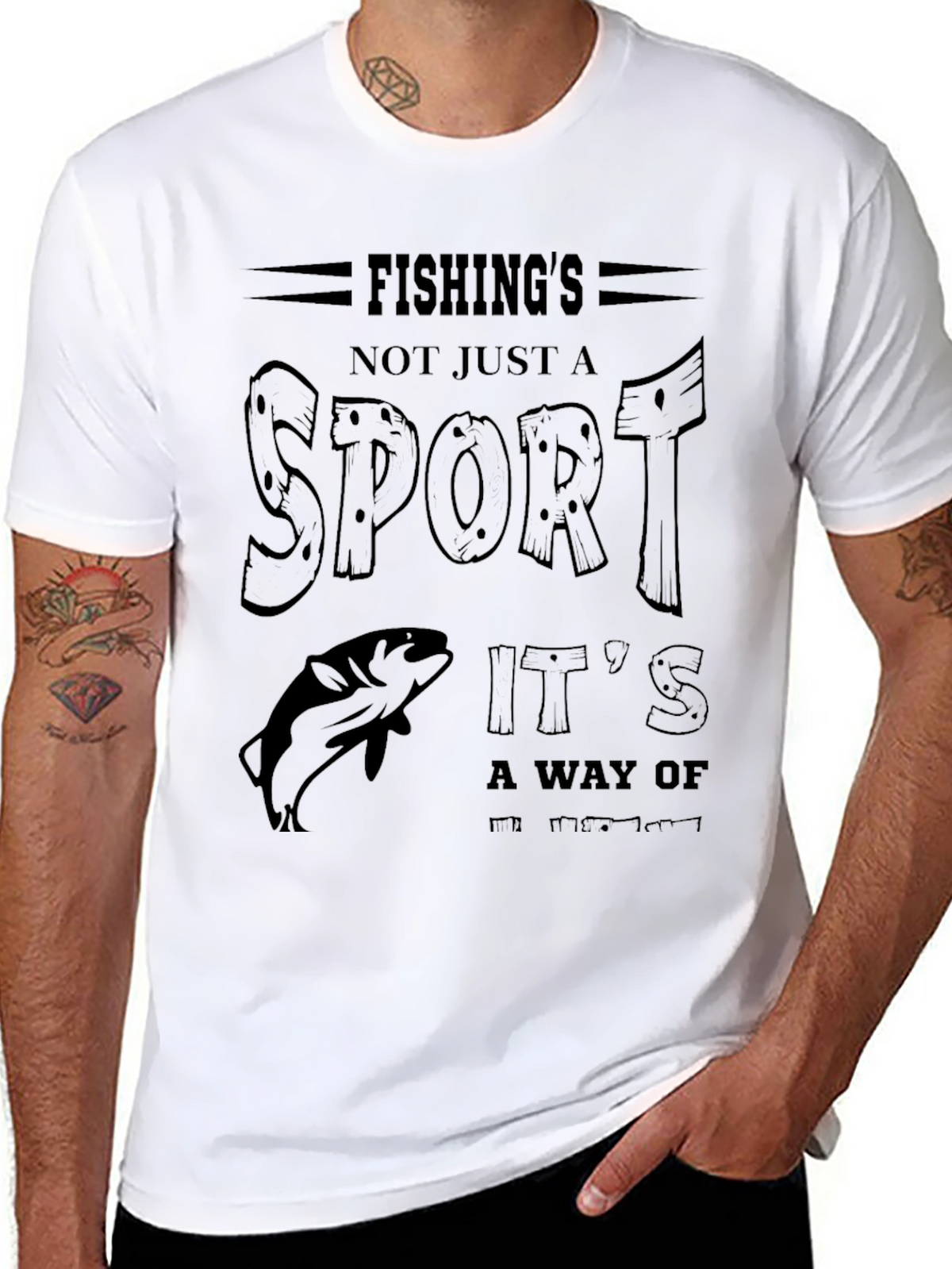 Fishings Not Just a Sport Graphic T-Shirt