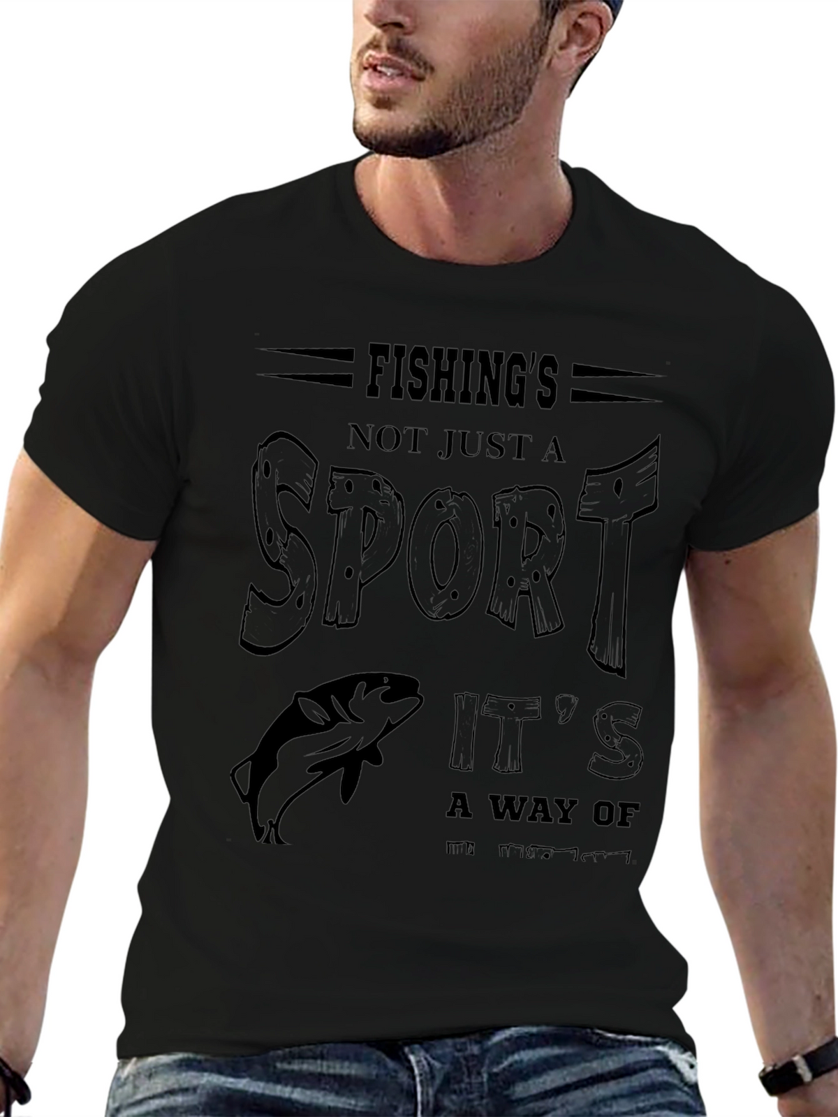 Fishings Not Just a Sport Graphic T-Shirt