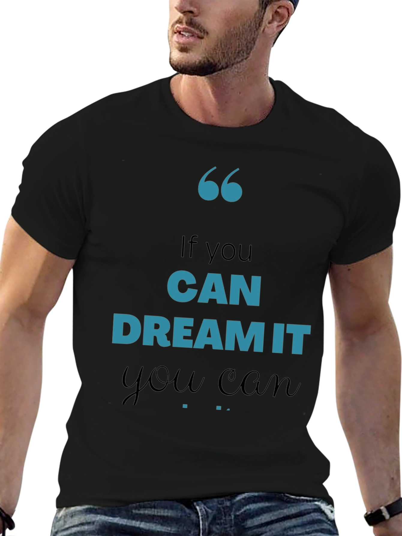 Dream It Black Graphic Tee