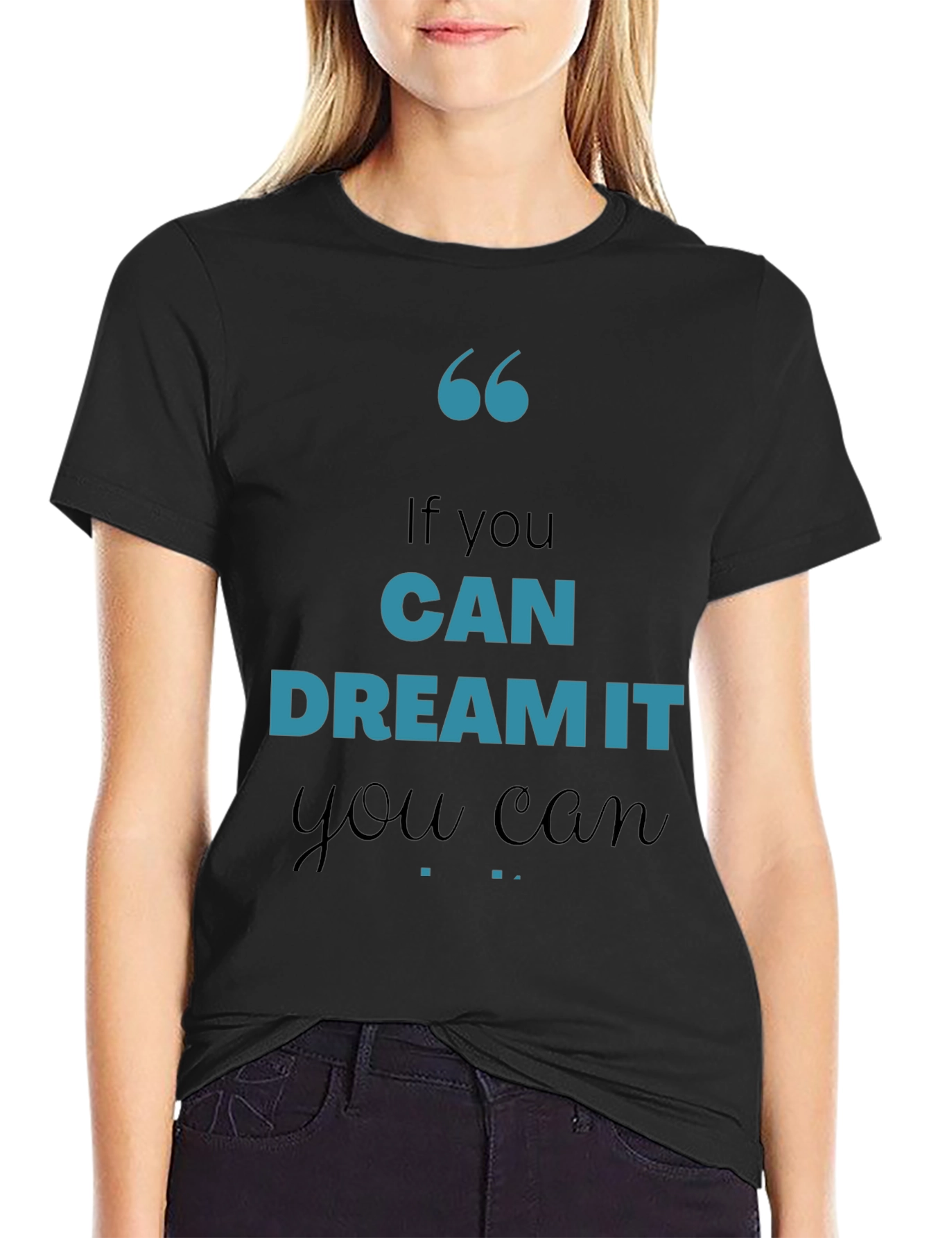 Dream It Black Graphic Tee
