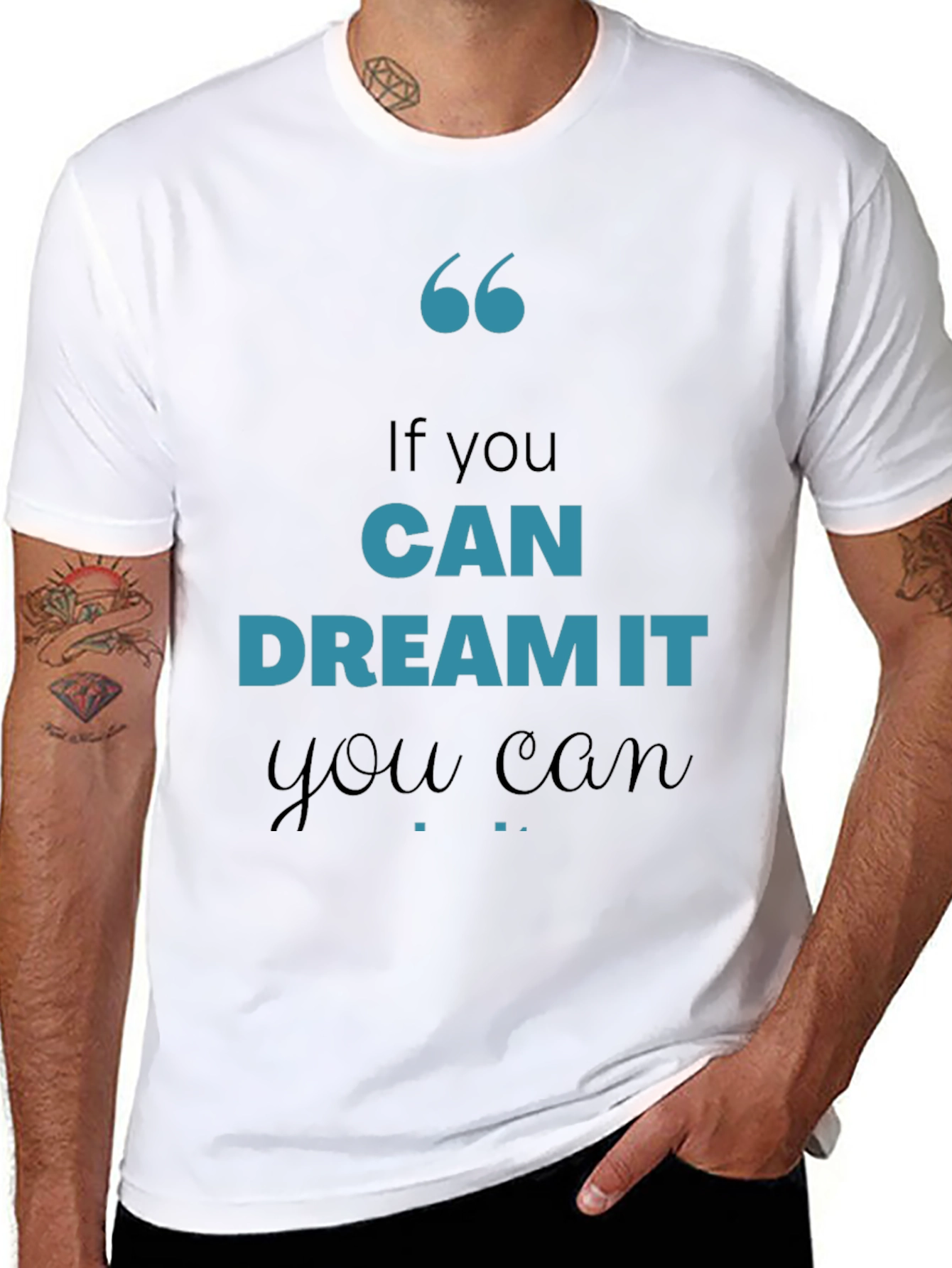 Dream It Black Graphic Tee