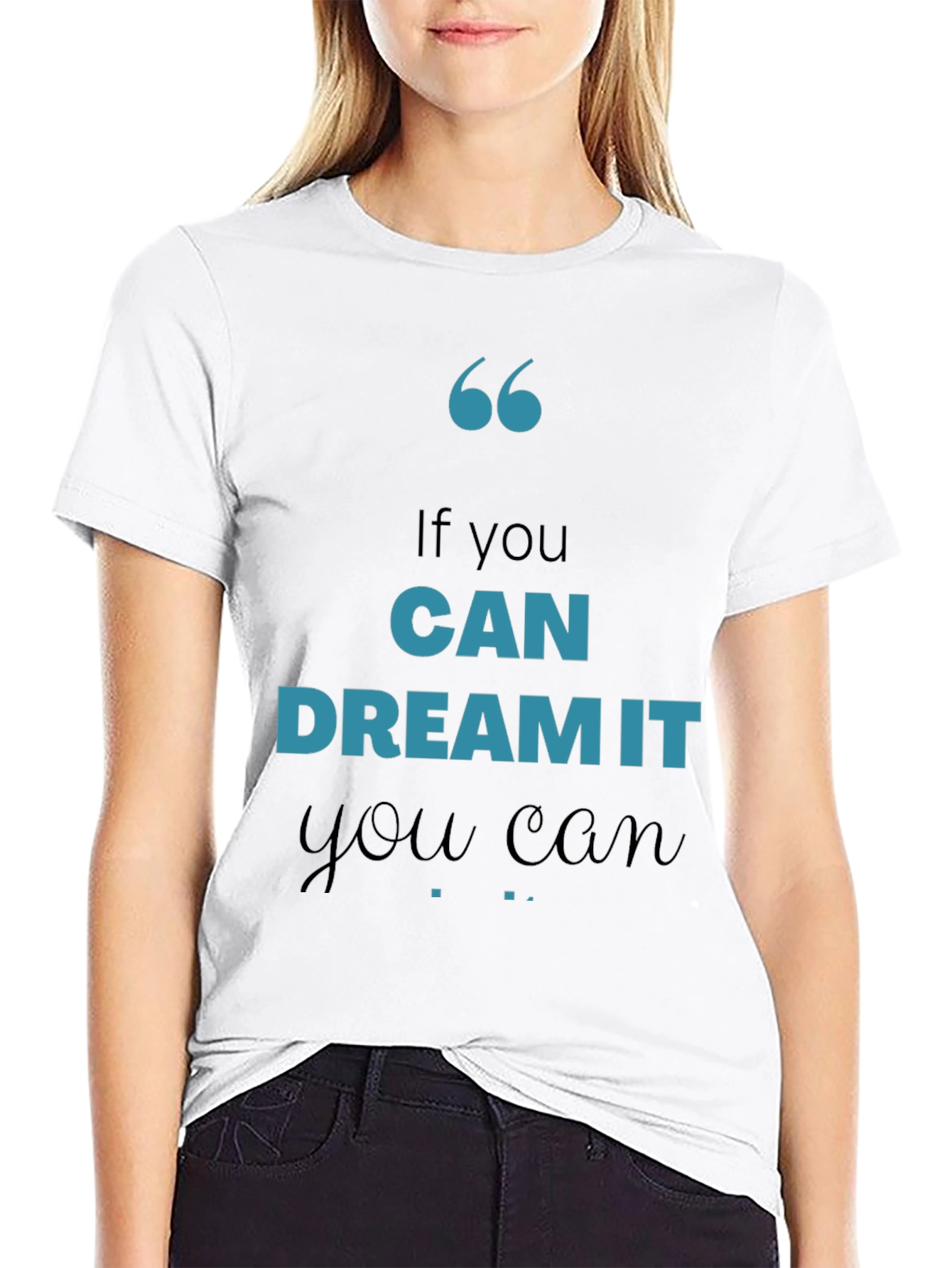 Dream It Black Graphic Tee