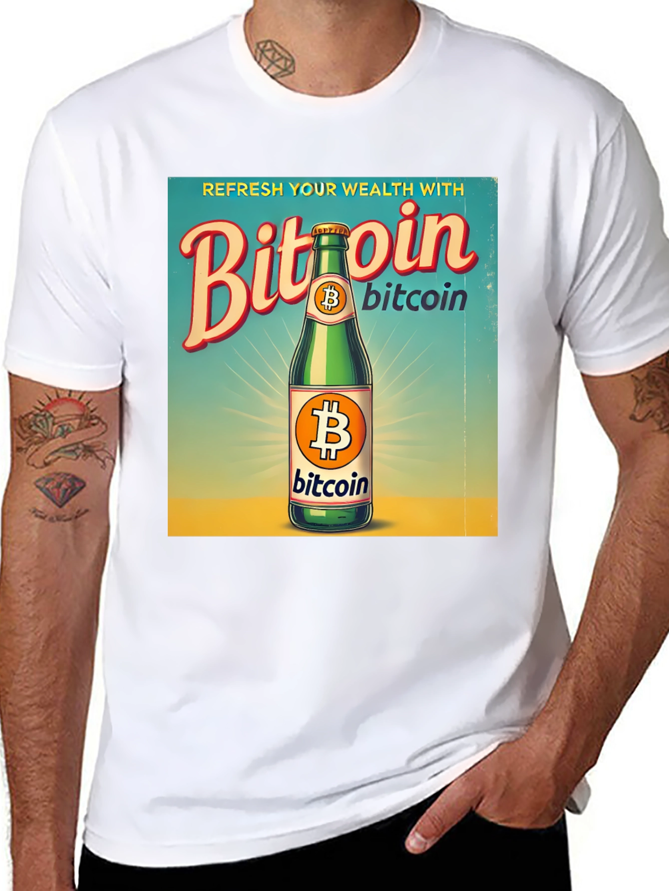 Bitcoin Refresh T-Shirt - Crypto Wealth Tee