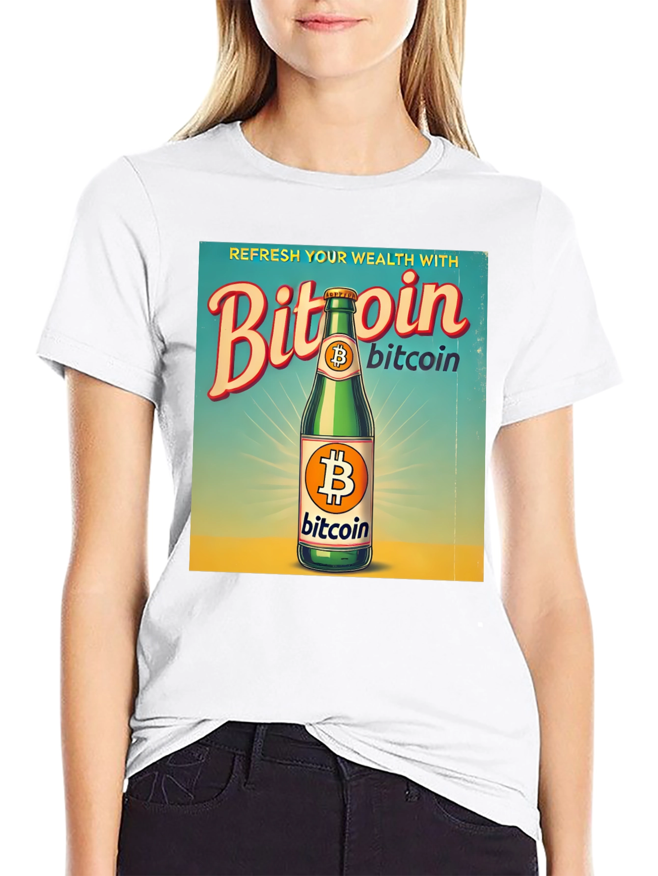 Bitcoin Refresh T-Shirt - Crypto Wealth Tee