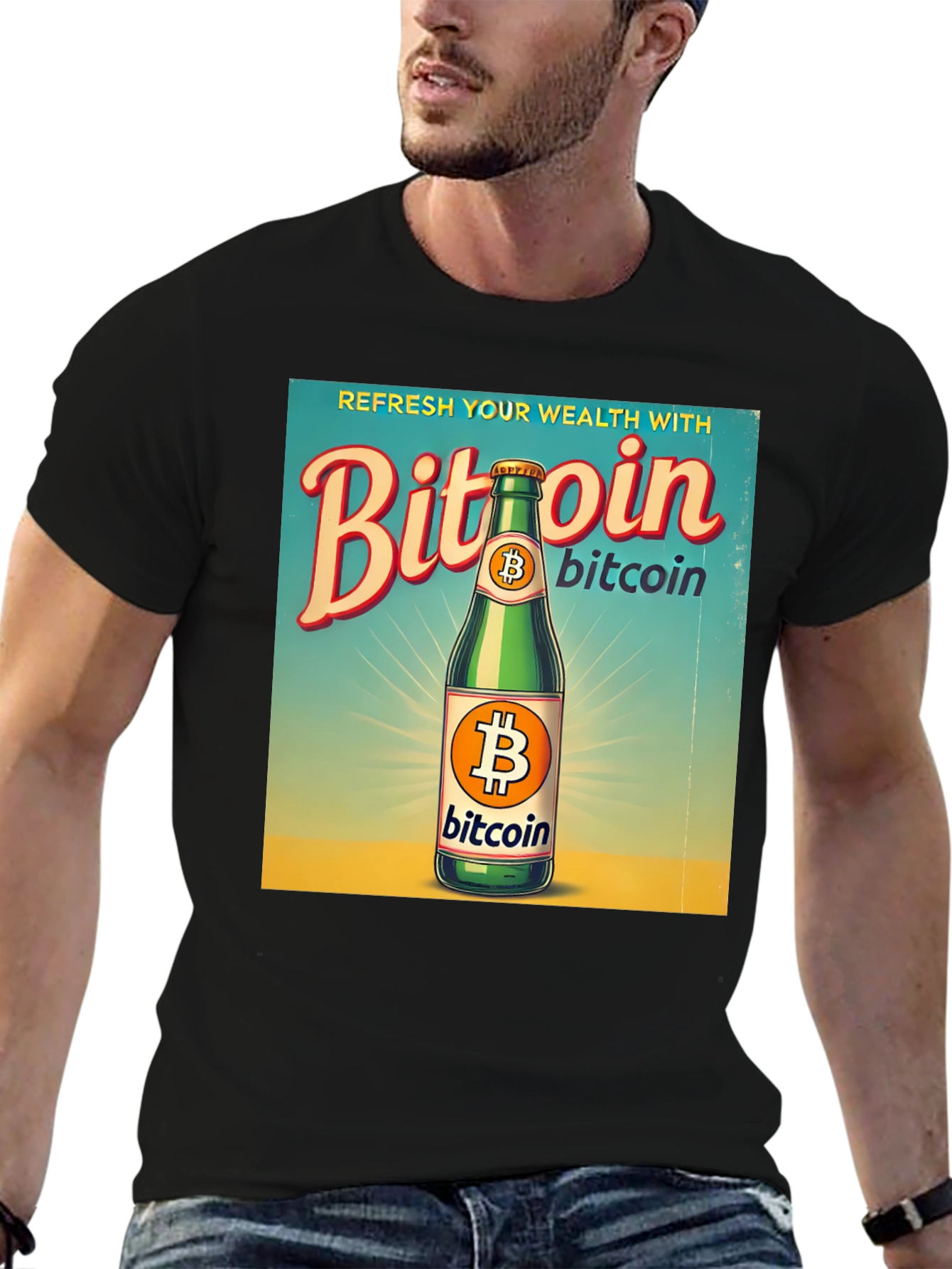 Bitcoin Refresh T-Shirt - Crypto Wealth Tee