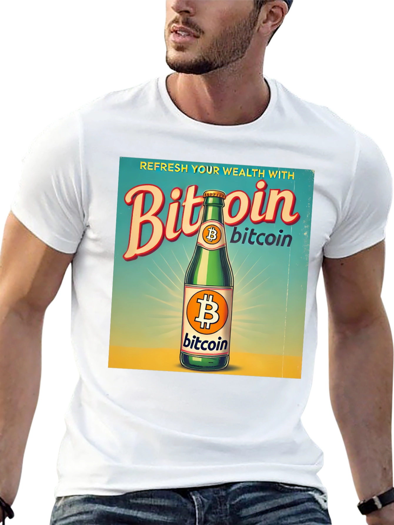 Bitcoin Refresh T-Shirt - Crypto Wealth Tee