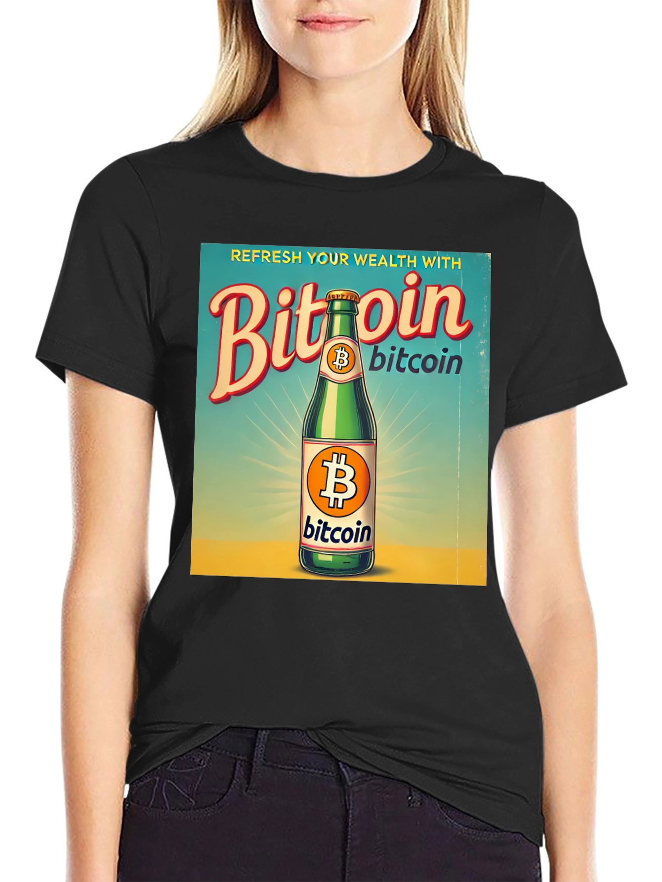 Bitcoin Refresh T-Shirt - Crypto Wealth Tee