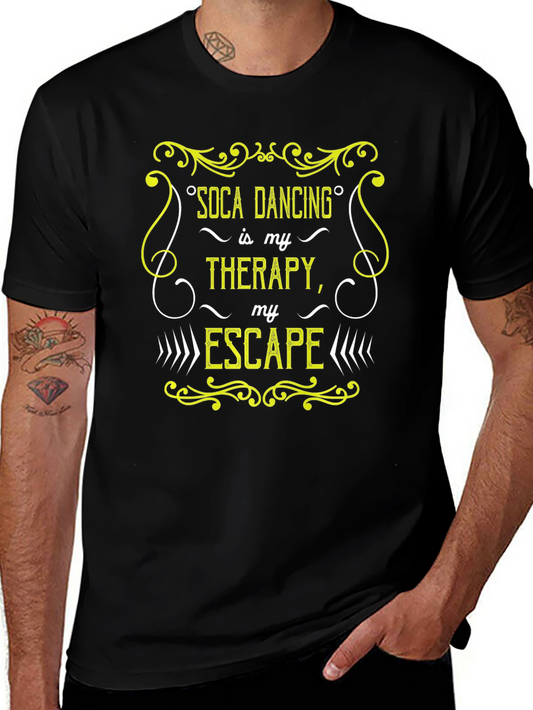 Soca Dancing Therapy Black T-Shirt