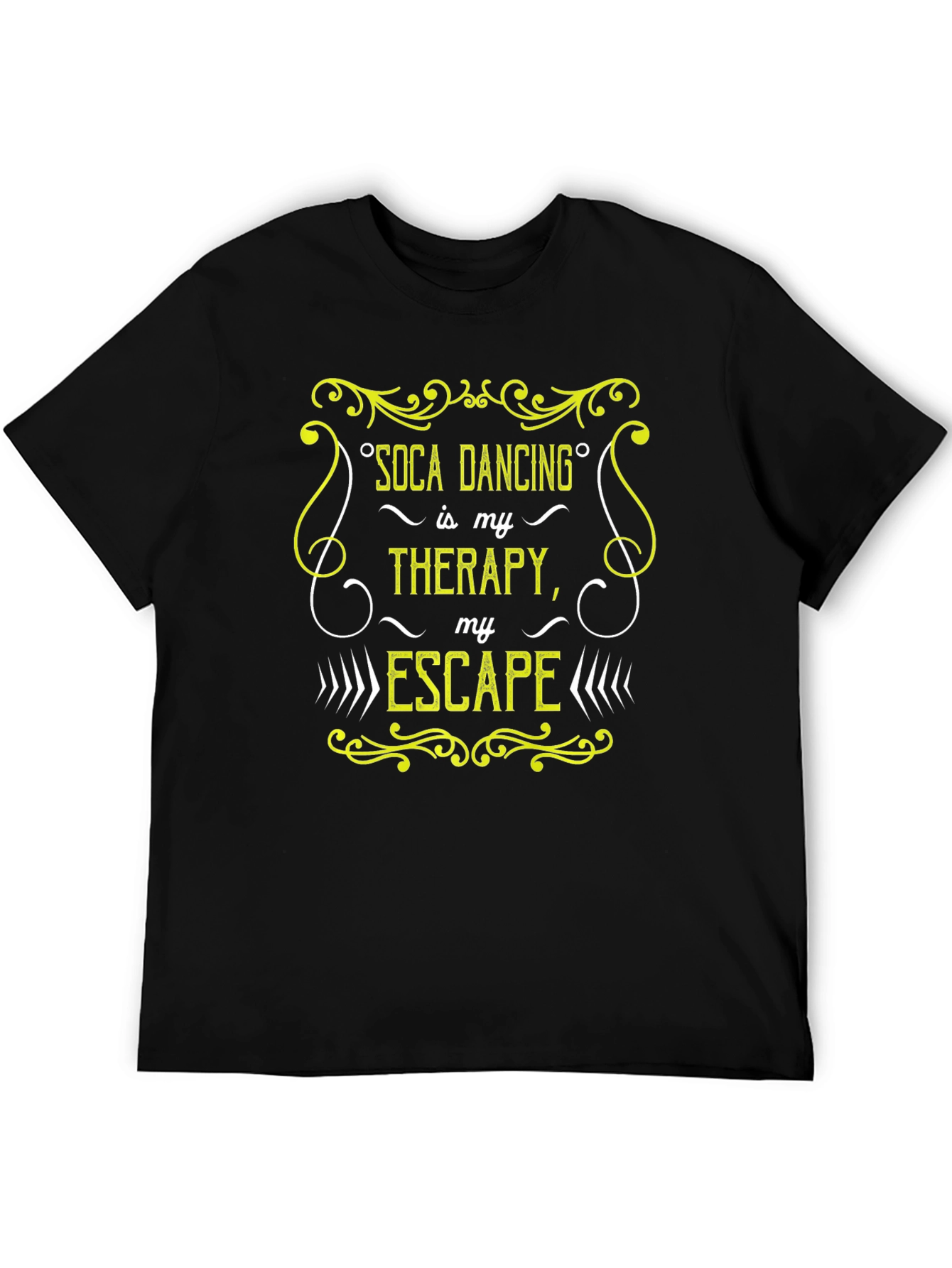 Soca Dancing Therapy Black T-Shirt