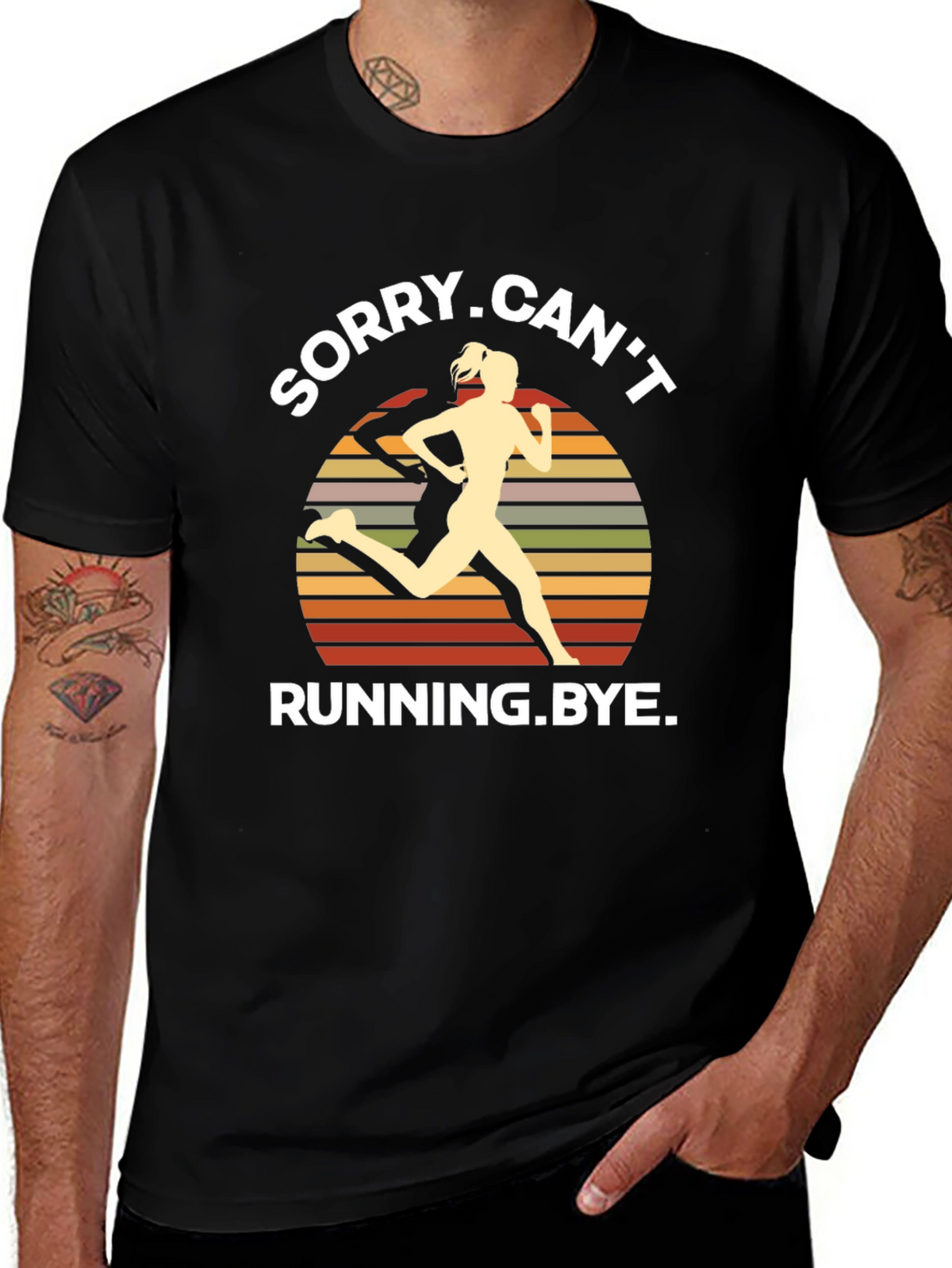 Sorry Cant Running Bye T-Shirt