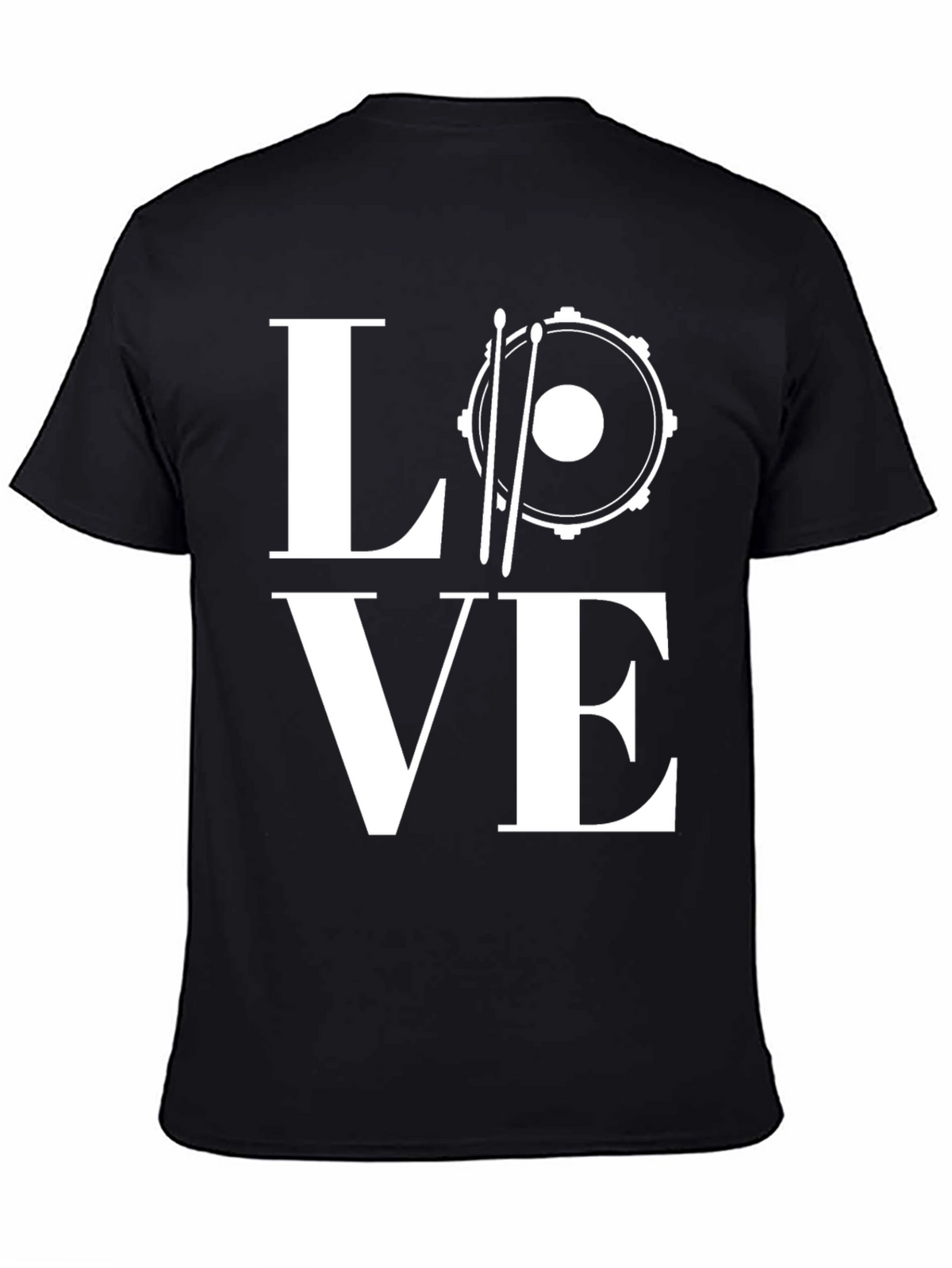 Drummer Love T-Shirt - Black