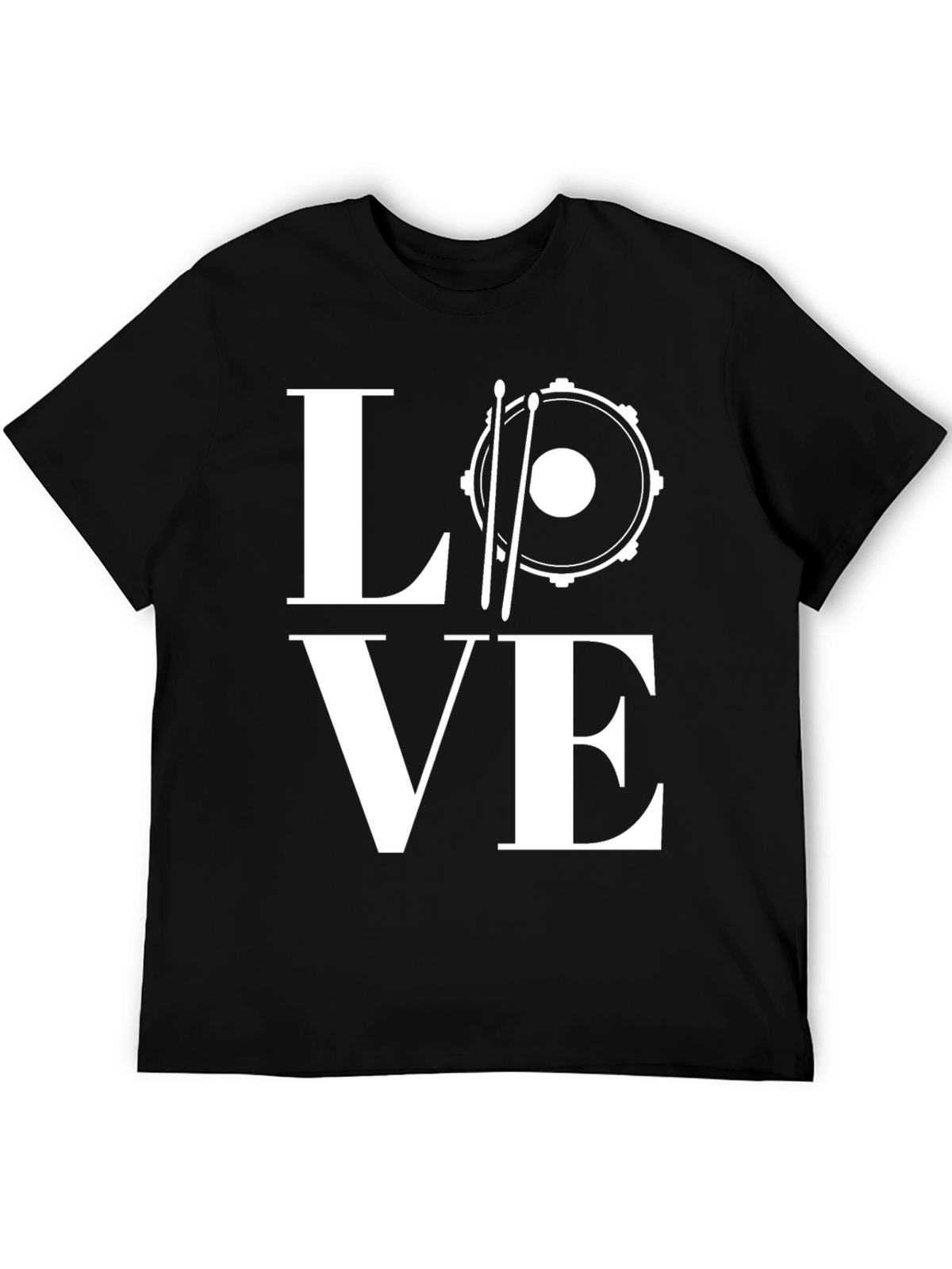 Drummer Love T-Shirt - Black