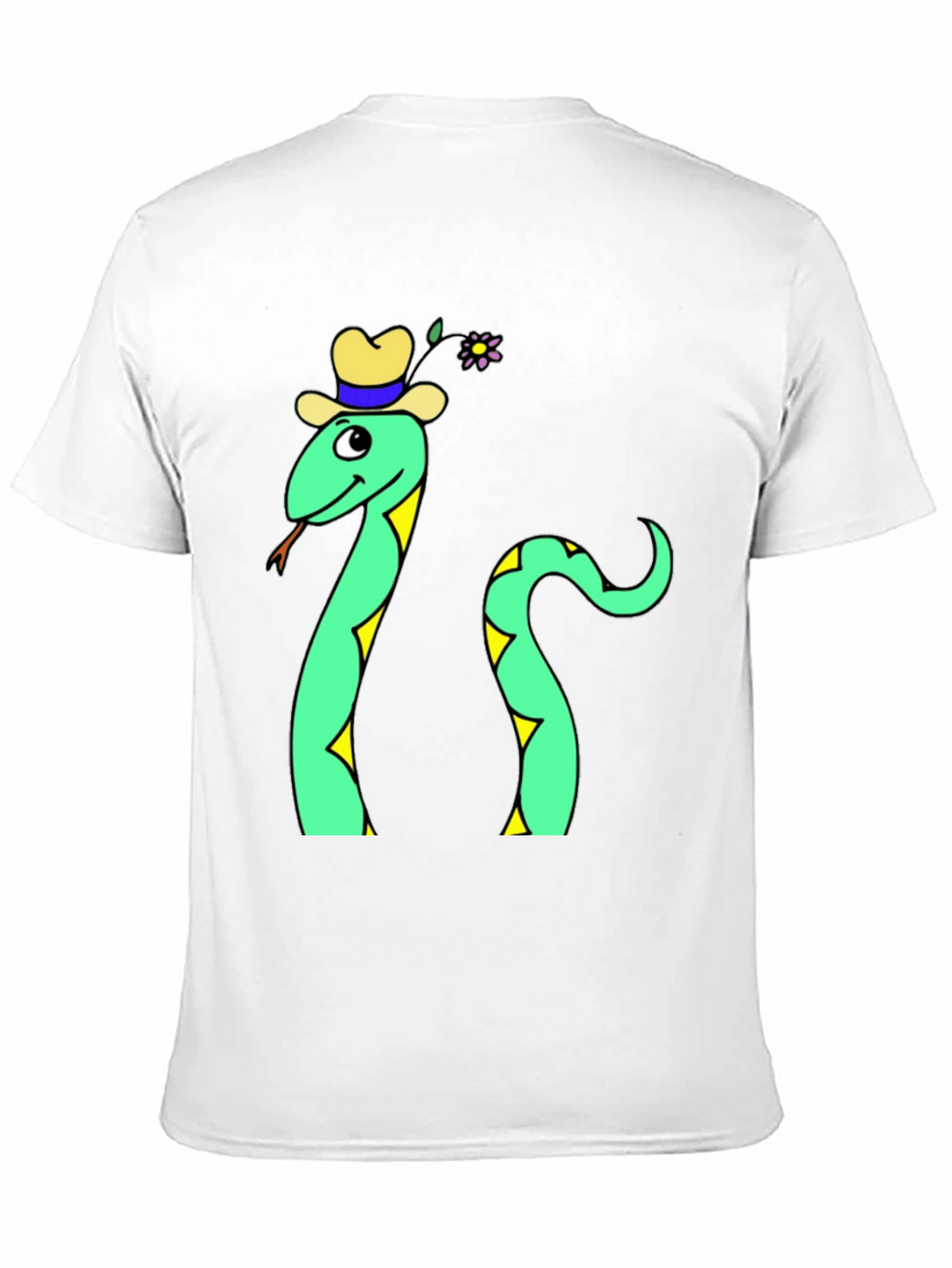 Funny Snake T-Shirt - Cartoon Reptile Graphic Tee