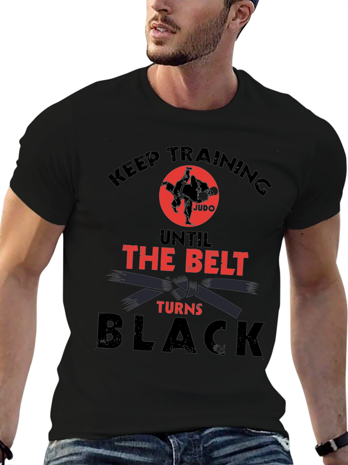 Judo Training Black T-Shirt