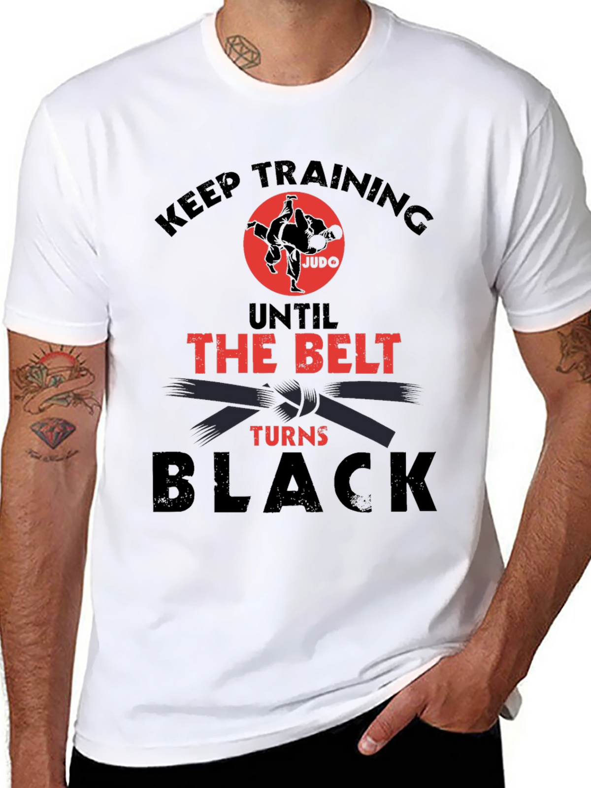 Judo Training Black T-Shirt