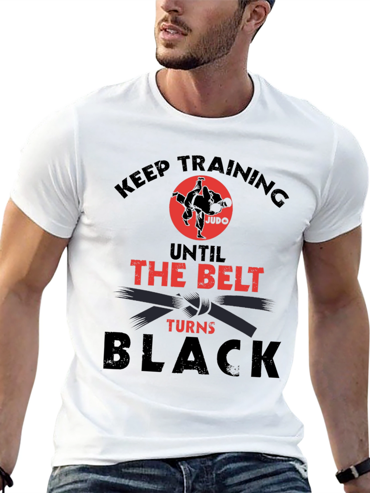 Judo Training Black T-Shirt