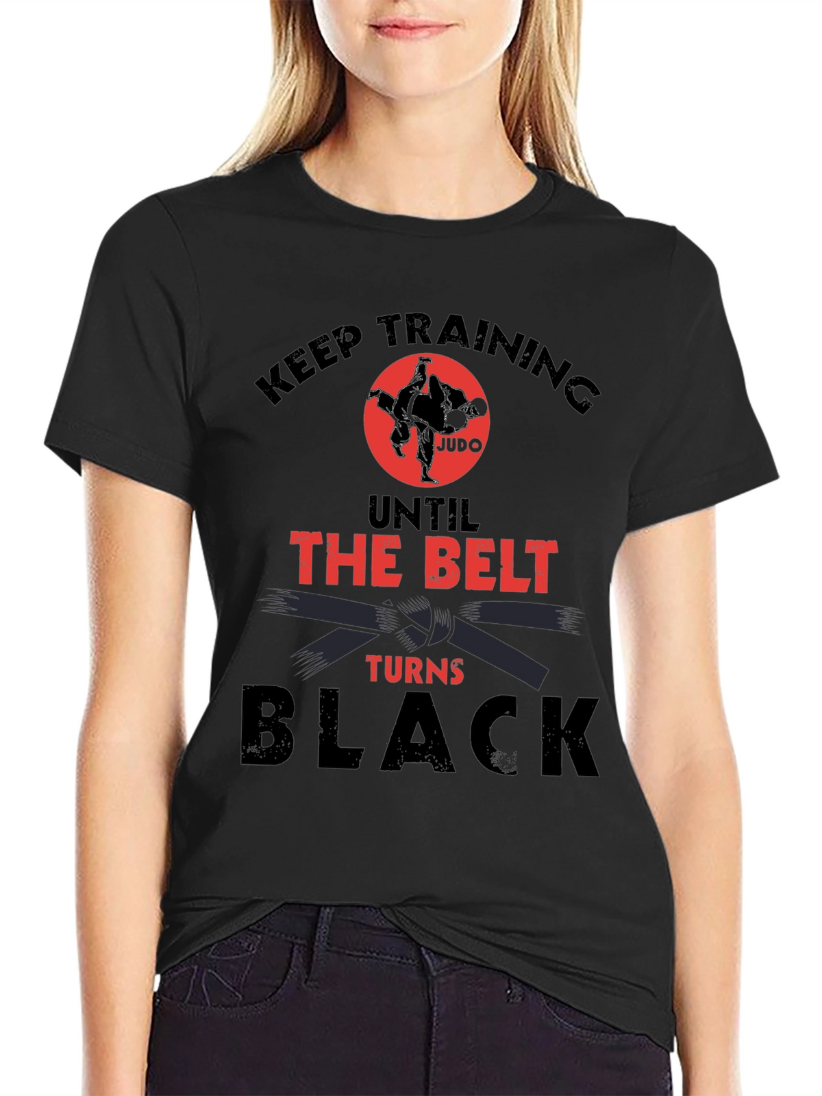 Judo Training Black T-Shirt