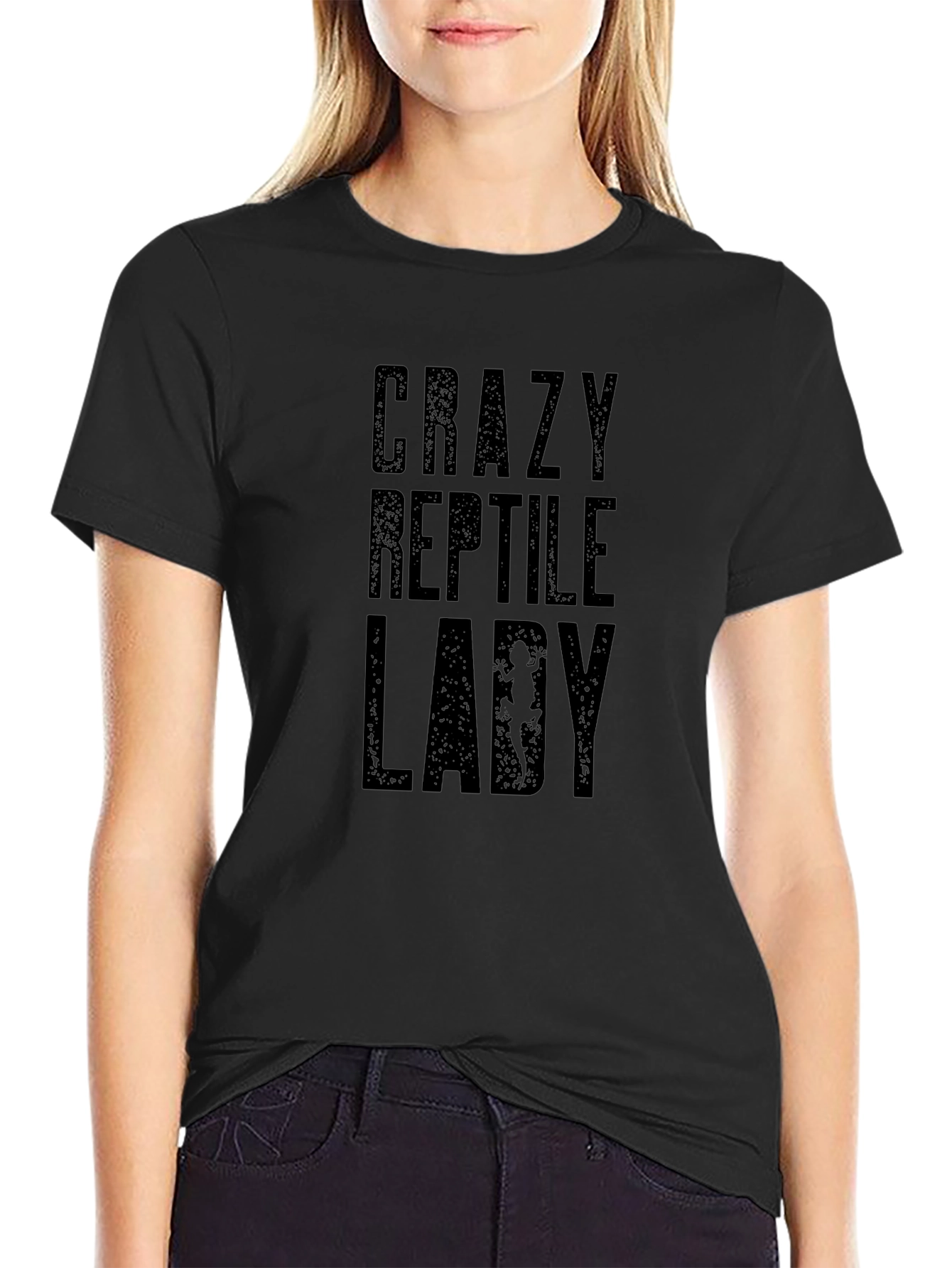 Crazy Reptile Lady Graphic Tee