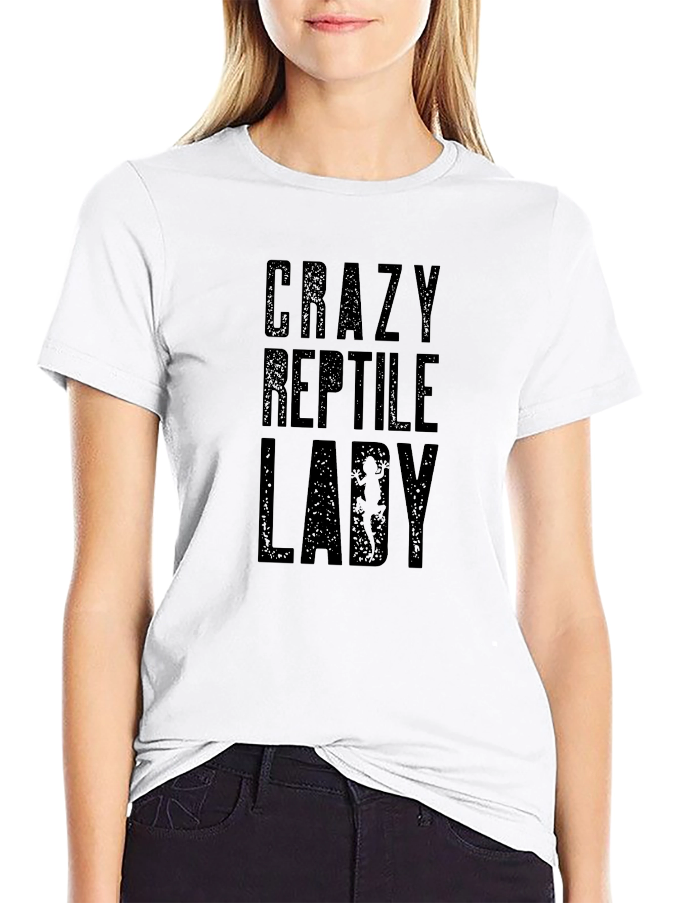 Crazy Reptile Lady Graphic Tee