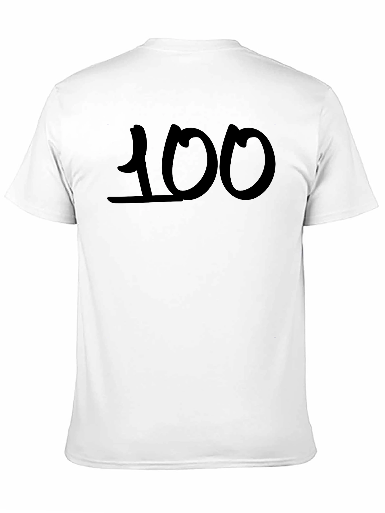 100 Black Graphic Tee - Casual Cool Comfort