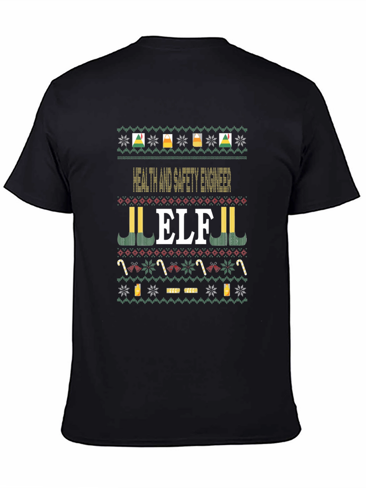 Health and Safety Engineer ELF Christmas Sweater T-Shirt