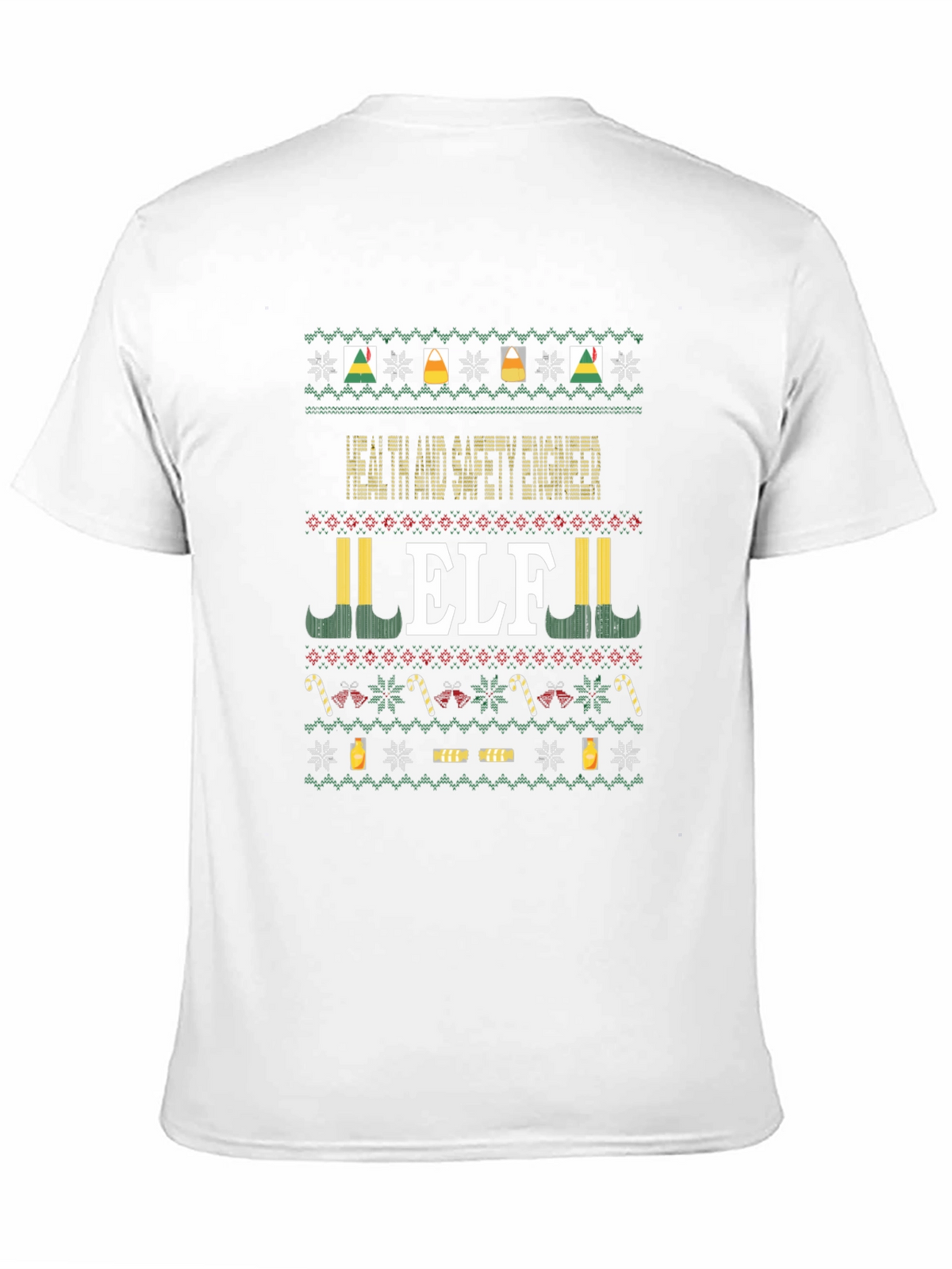 Health and Safety Engineer ELF Christmas Sweater T-Shirt