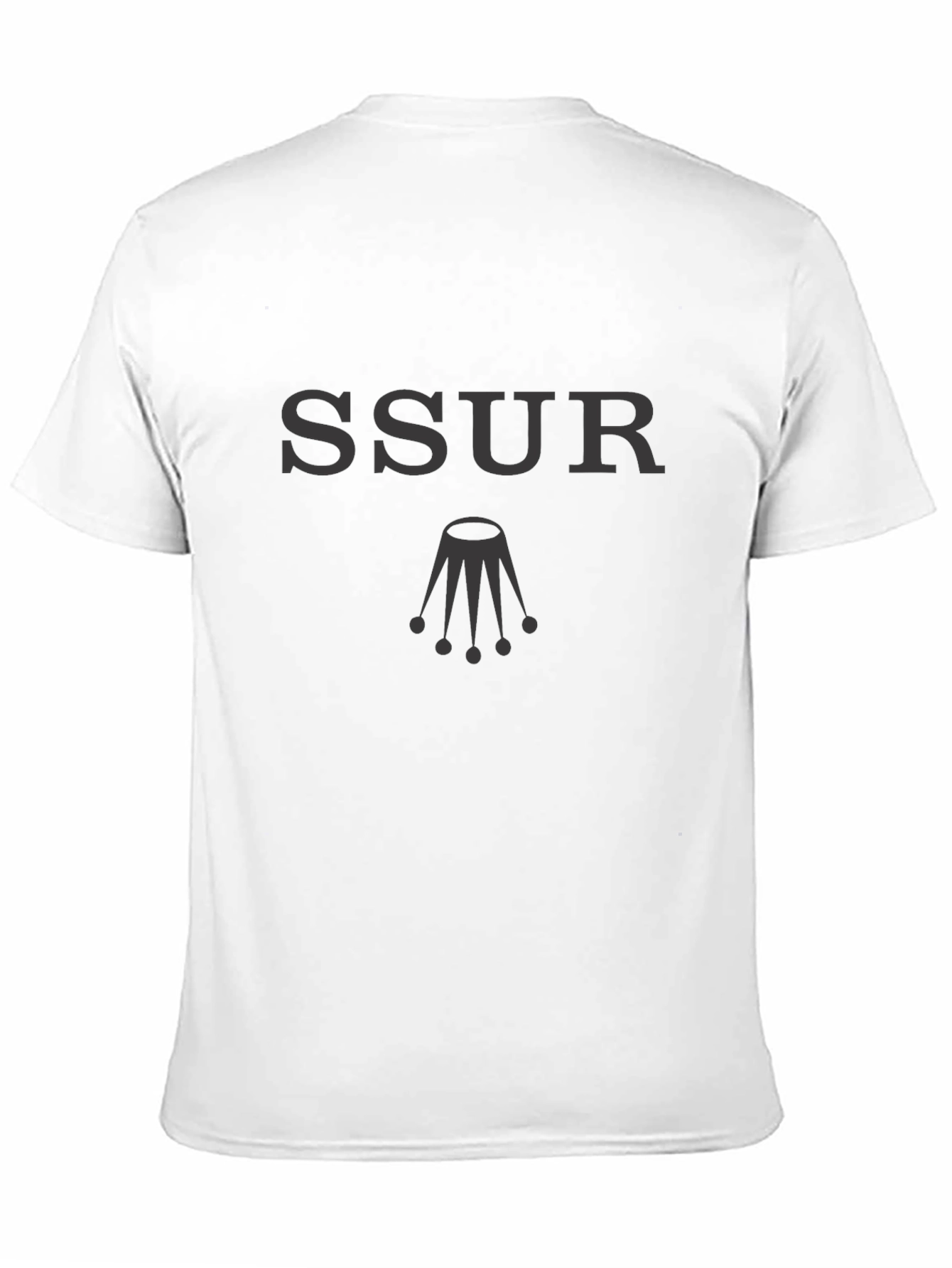 SSUR T-Shirt Black Short Sleeve Crew Neck
