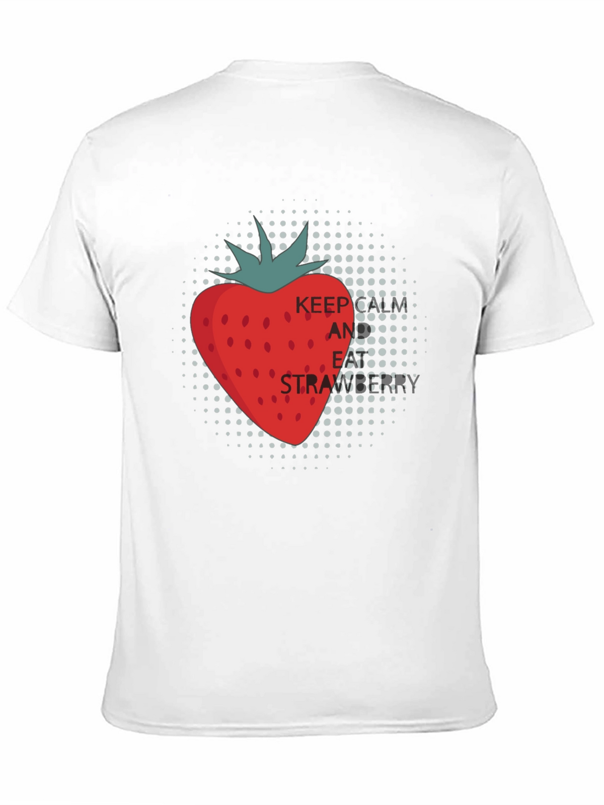 Keep and Eat Strawberries Black T-Shirt