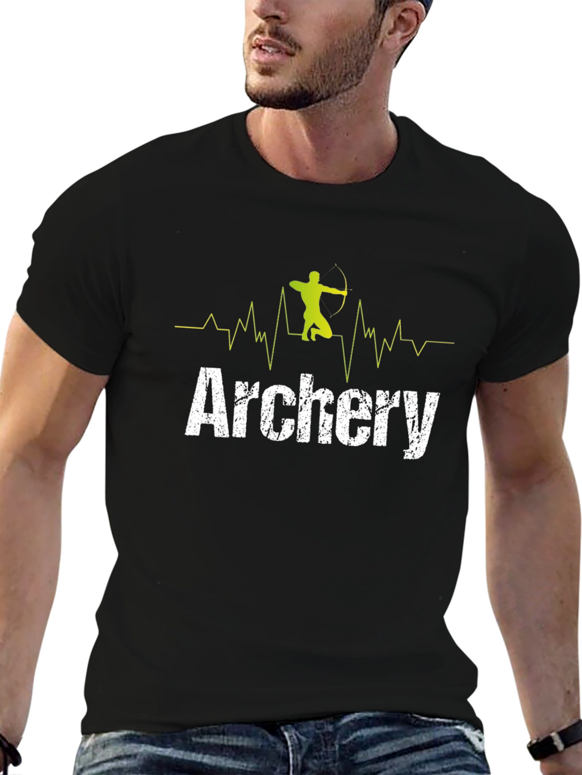 Archery Heartbeat T-Shirt - Archery Lover Tee