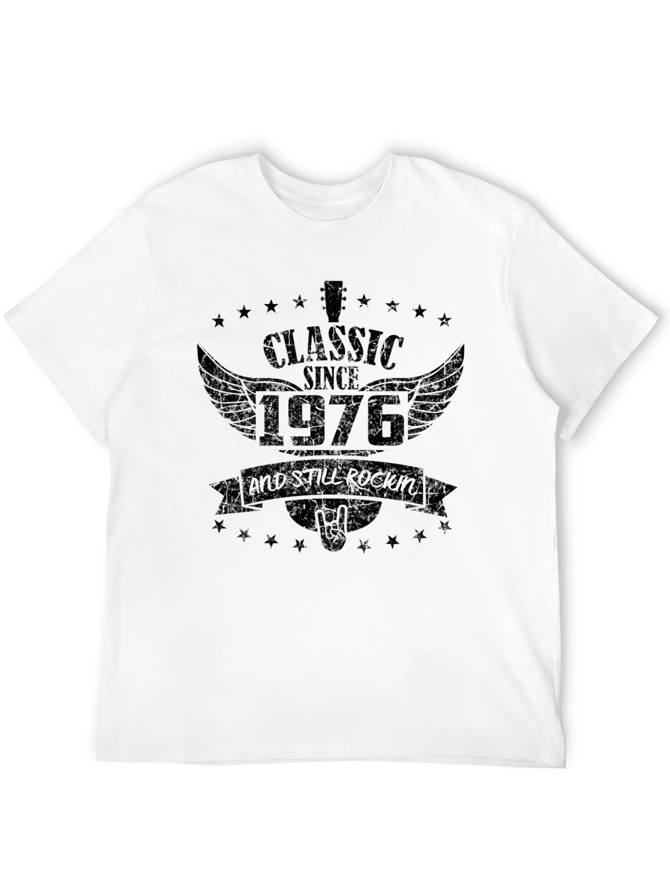 Classic Since 1976 Black Graphic Tee