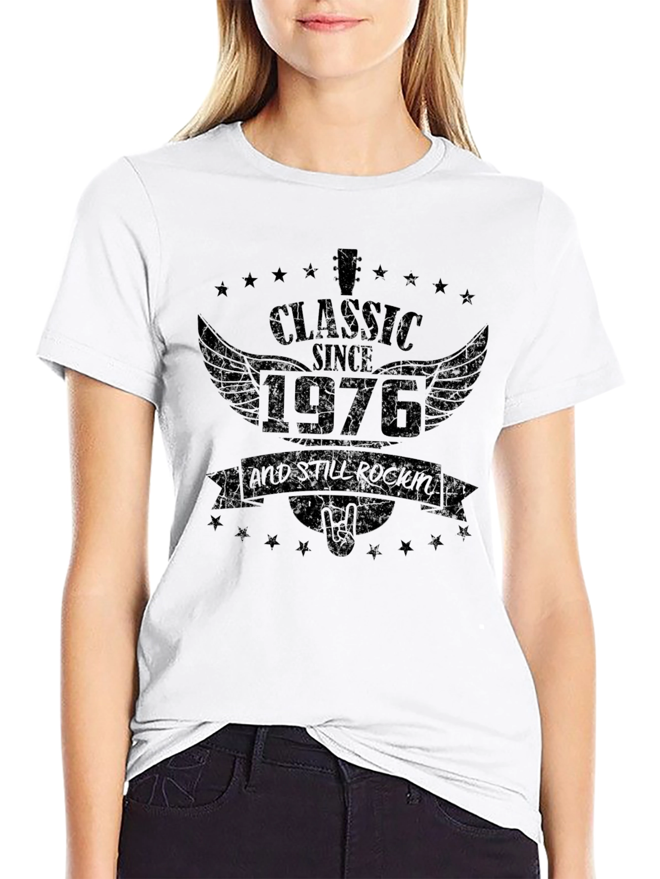 Classic Since 1976 Black Graphic Tee