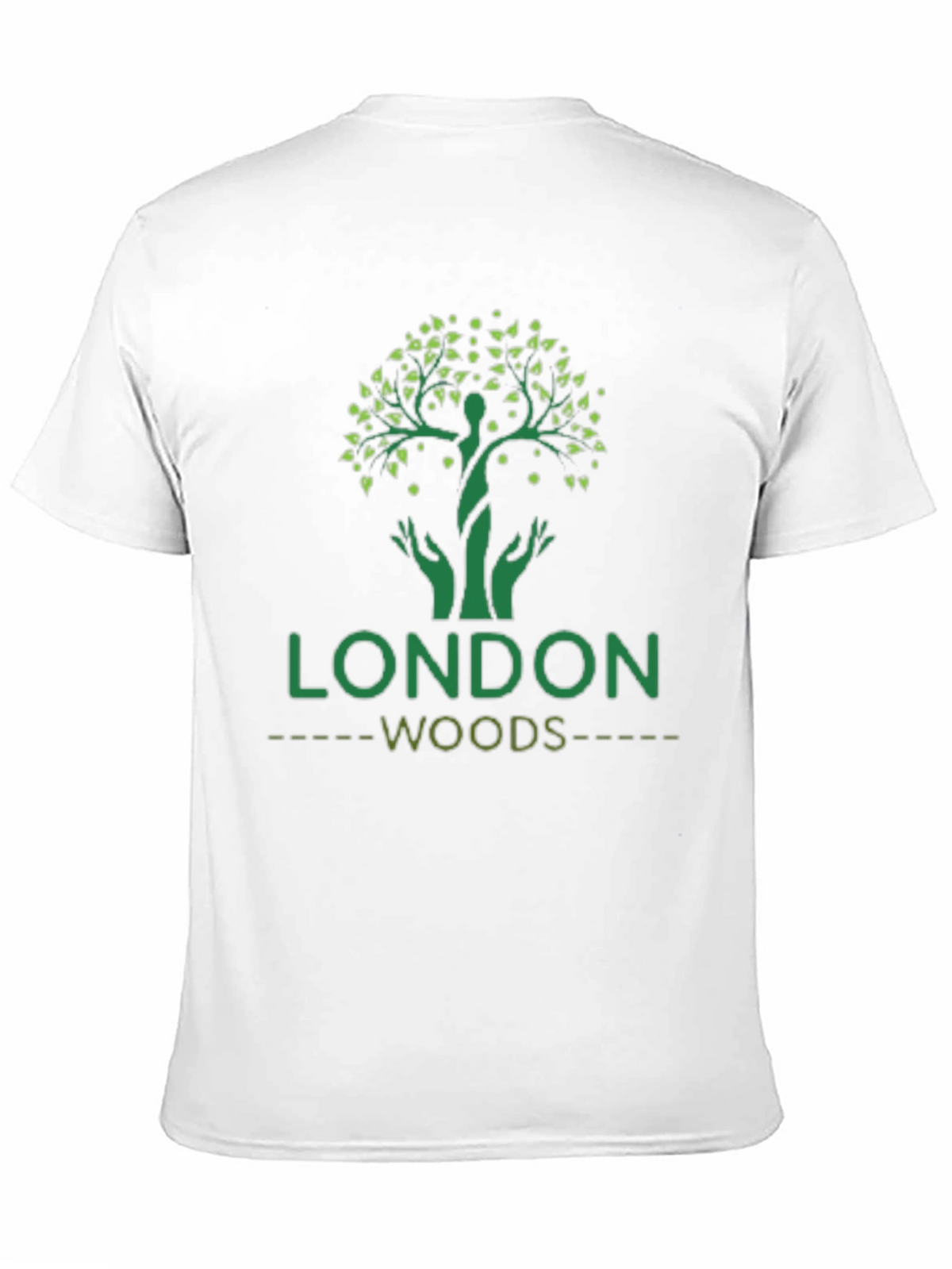 London Woods Tree Graphic Black T-Shirt