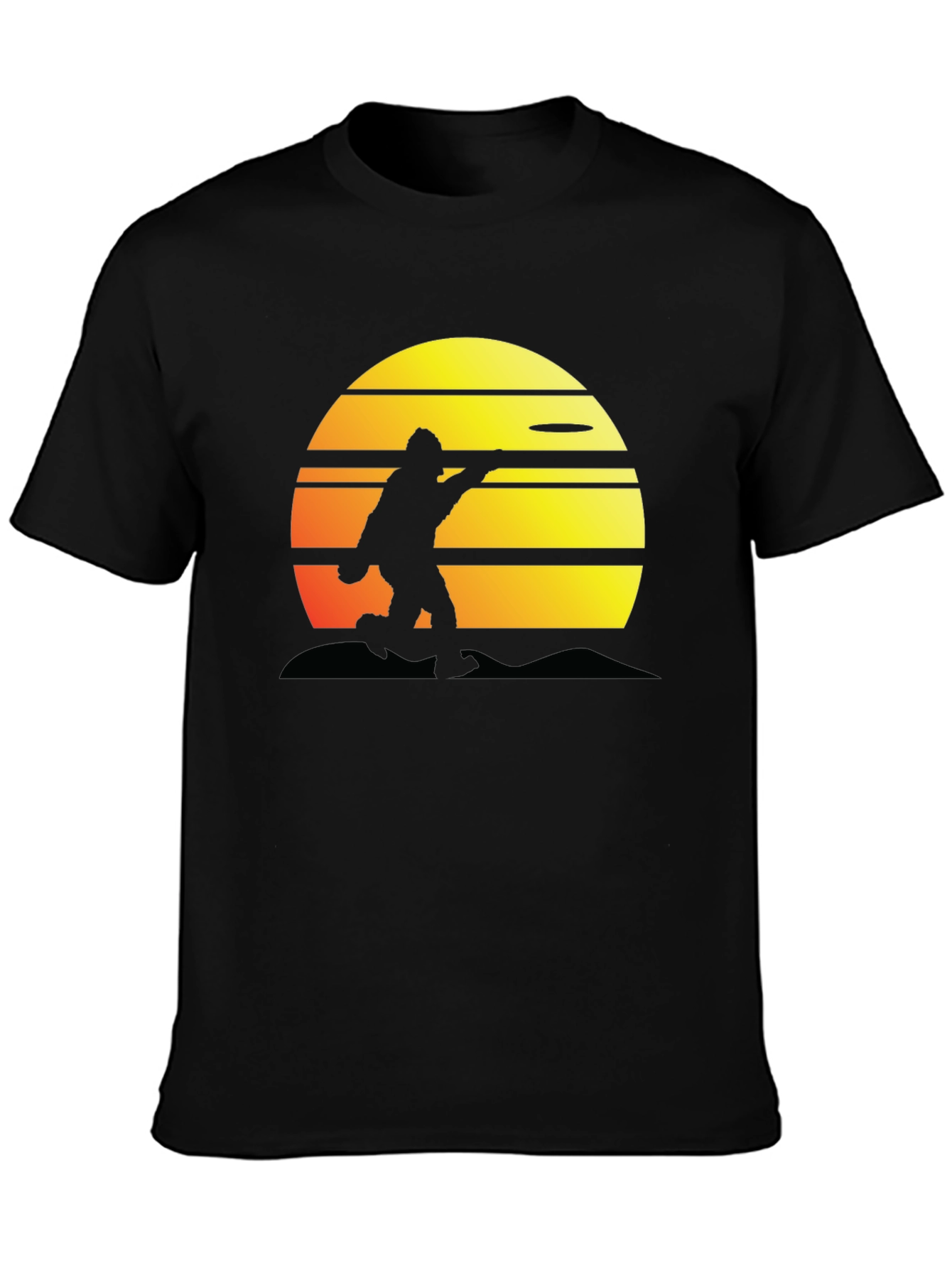 Sasquatch Sunset Frisbee T-Shirt