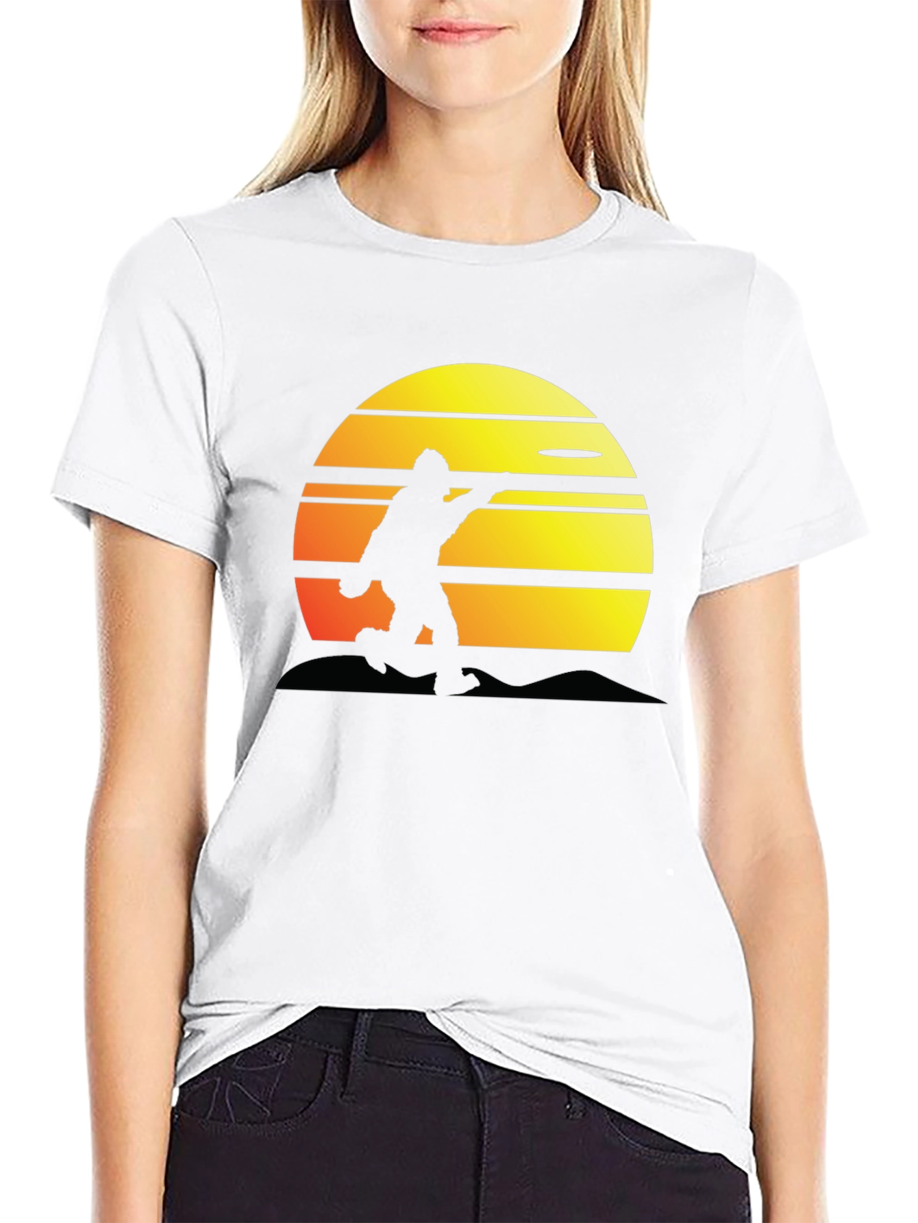 Sasquatch Sunset Frisbee T-Shirt