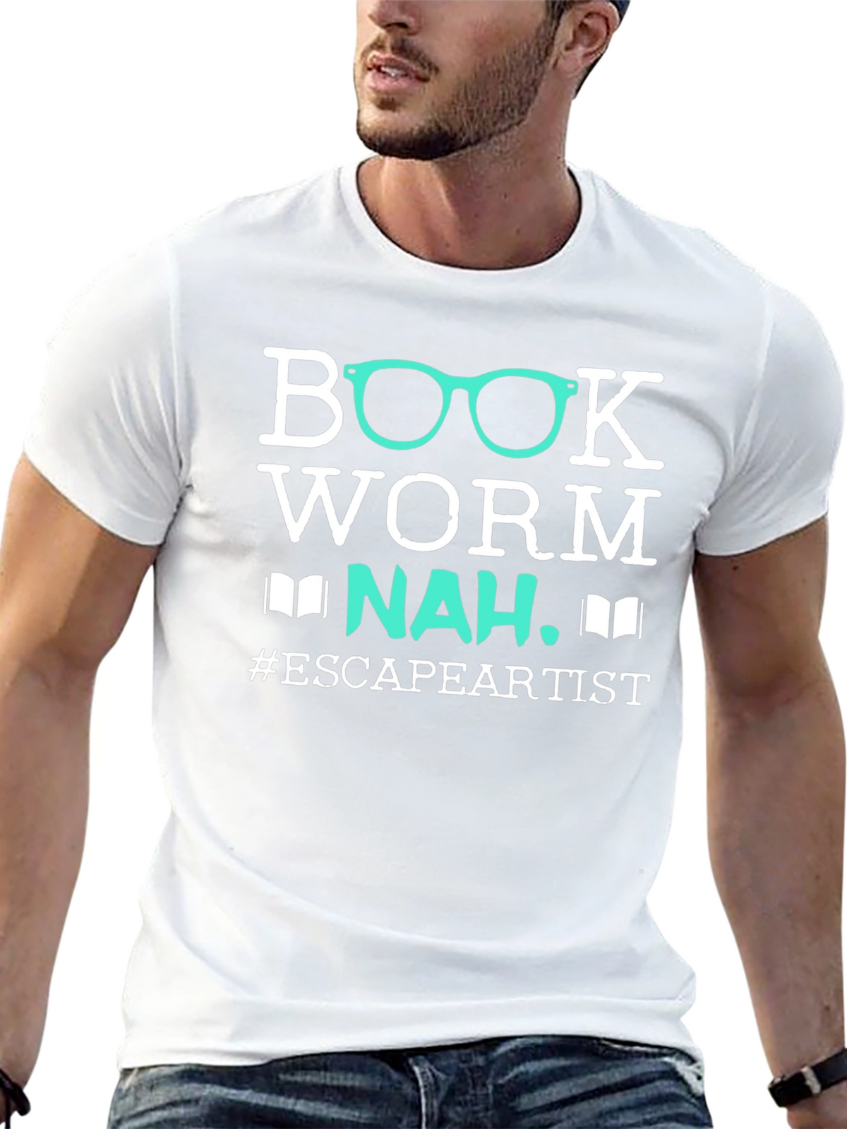 Bookworm Escape Artist Graphic T-Shirt